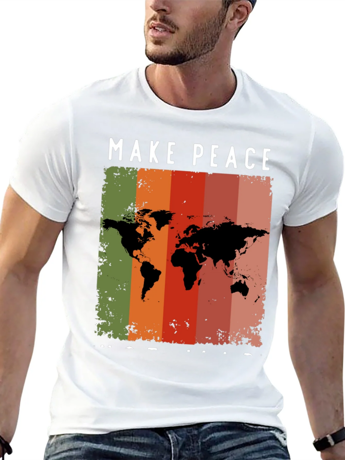 Make Peace Not War Graphic Tee product image 12
