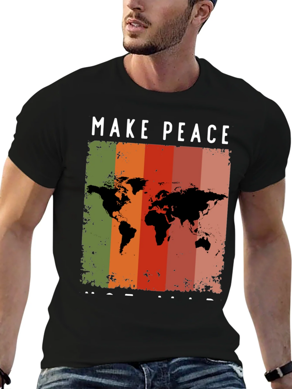 Make Peace Not War Graphic Tee product image 6