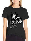 Ape Squad Black T-Shirt - Cool Monkey Design product image 1