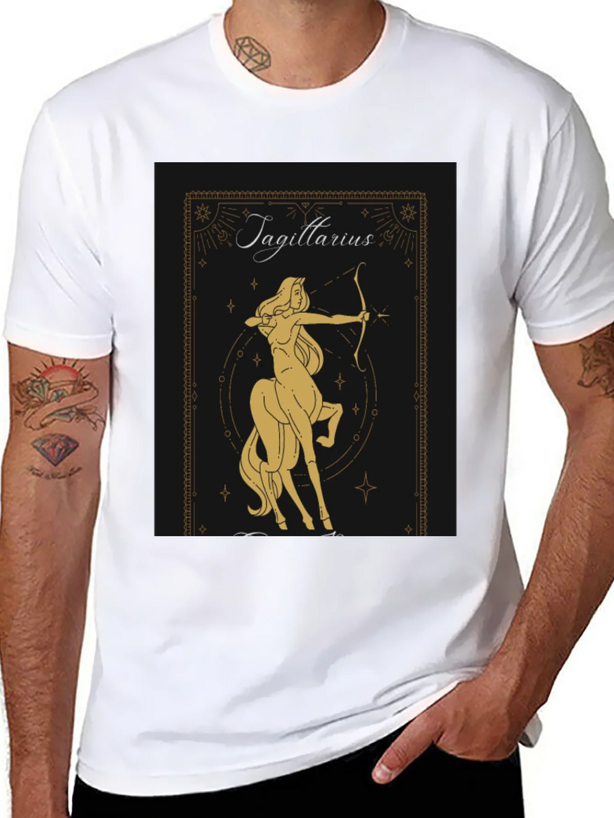 Sagittarius Zodiac Graphic Tee product image 7