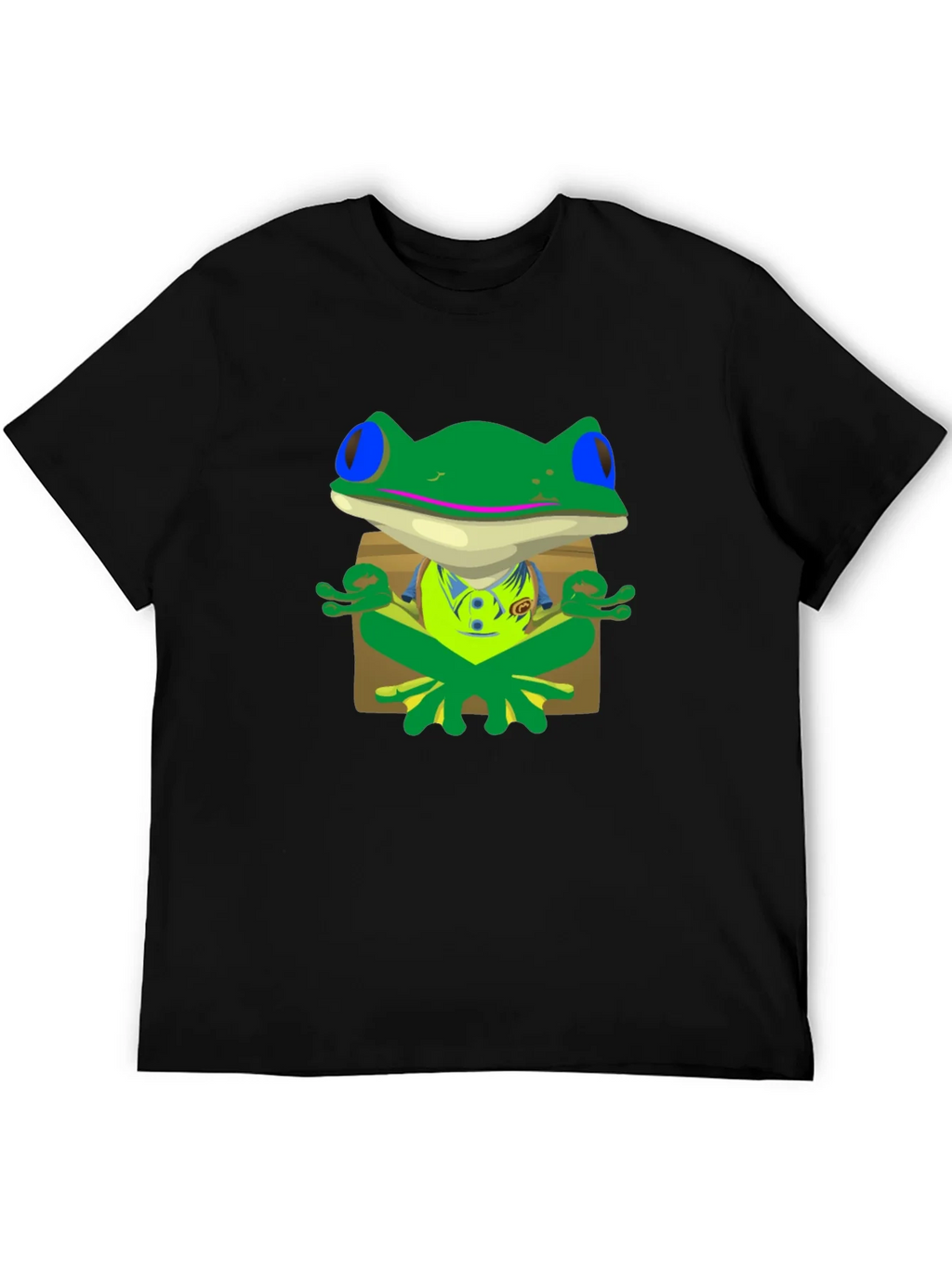 Meditating Frog Graphic Tee - Find Your Zen product image 5