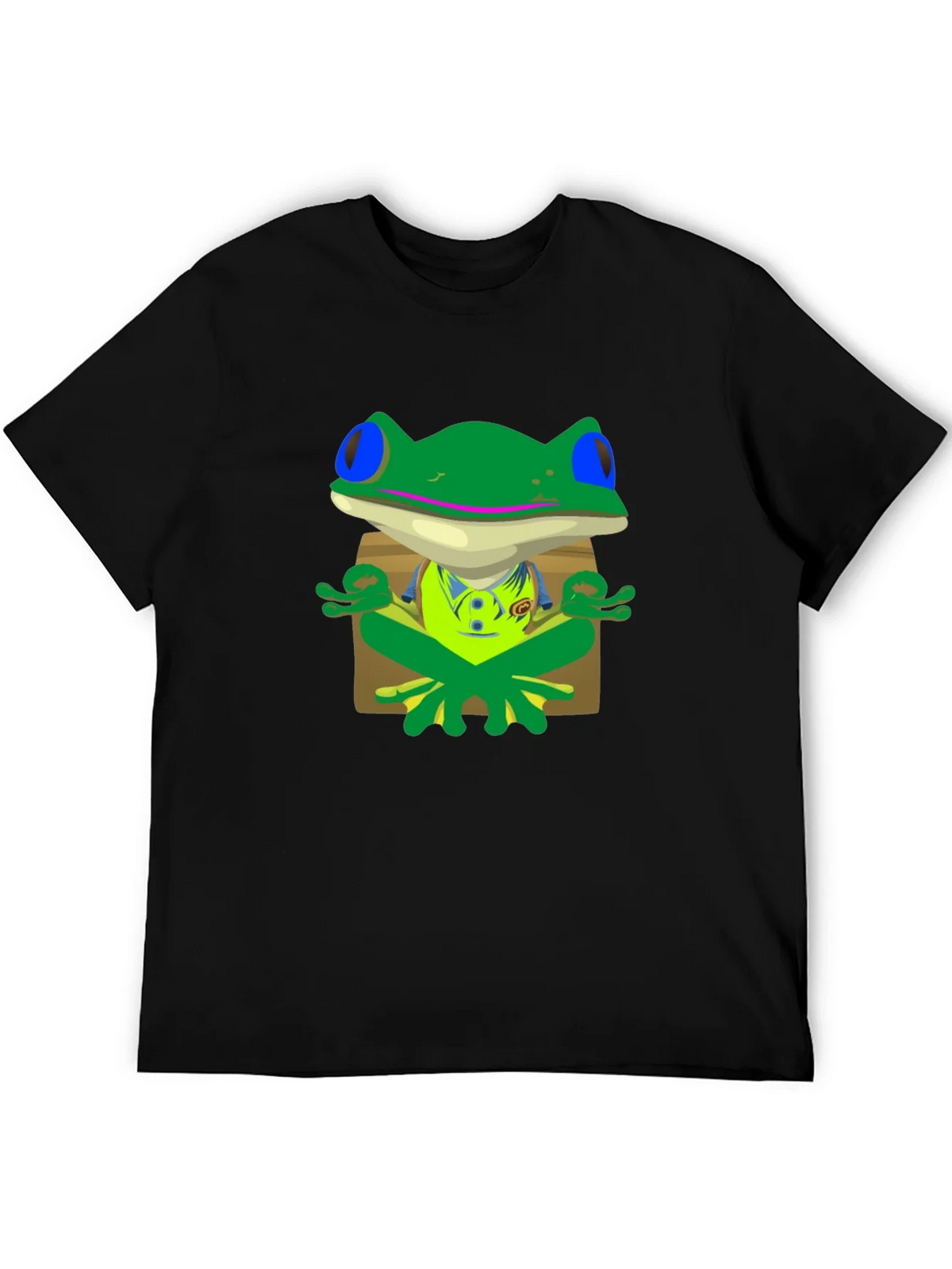 Meditating Frog Graphic Tee - Find Your Zen product image 5