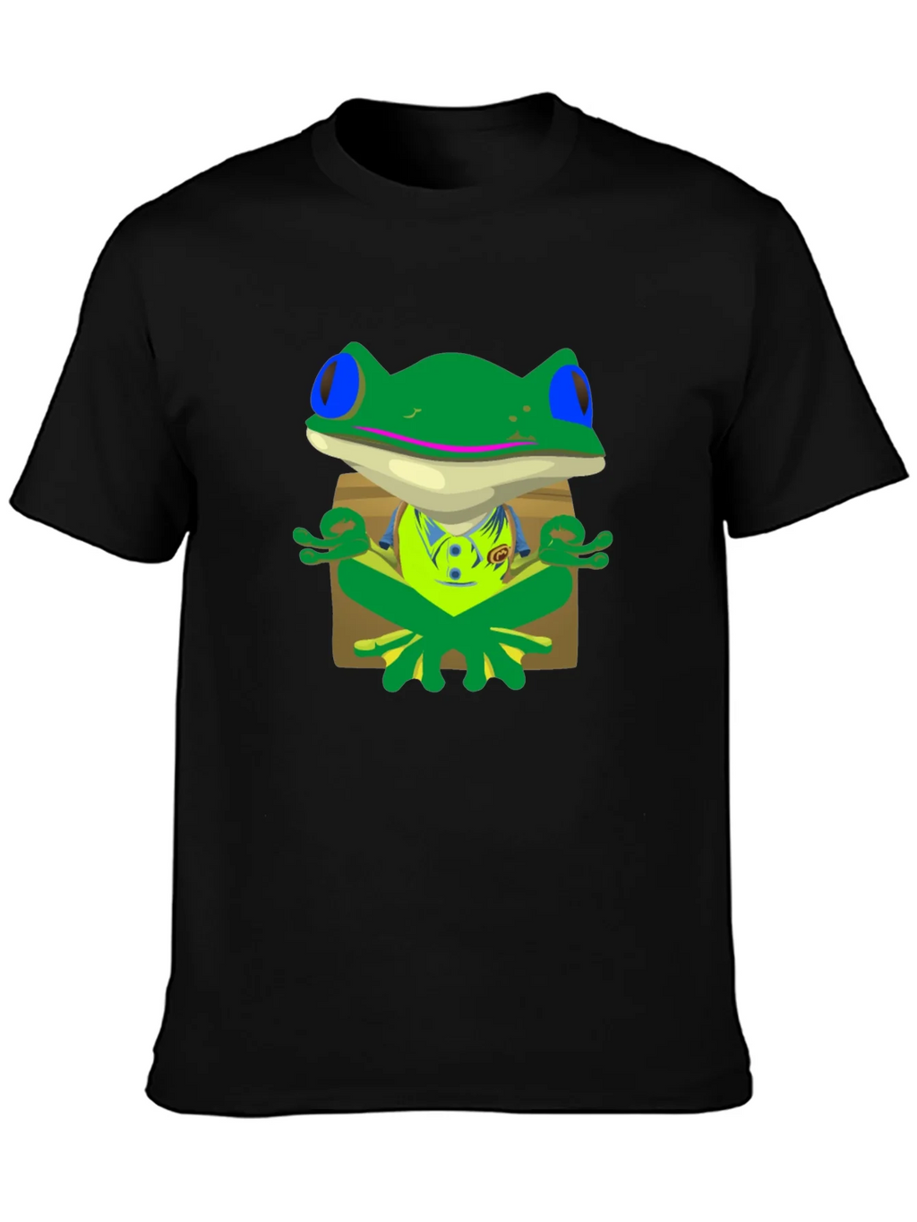 Meditating Frog Graphic Tee - Find Your Zen product image 3