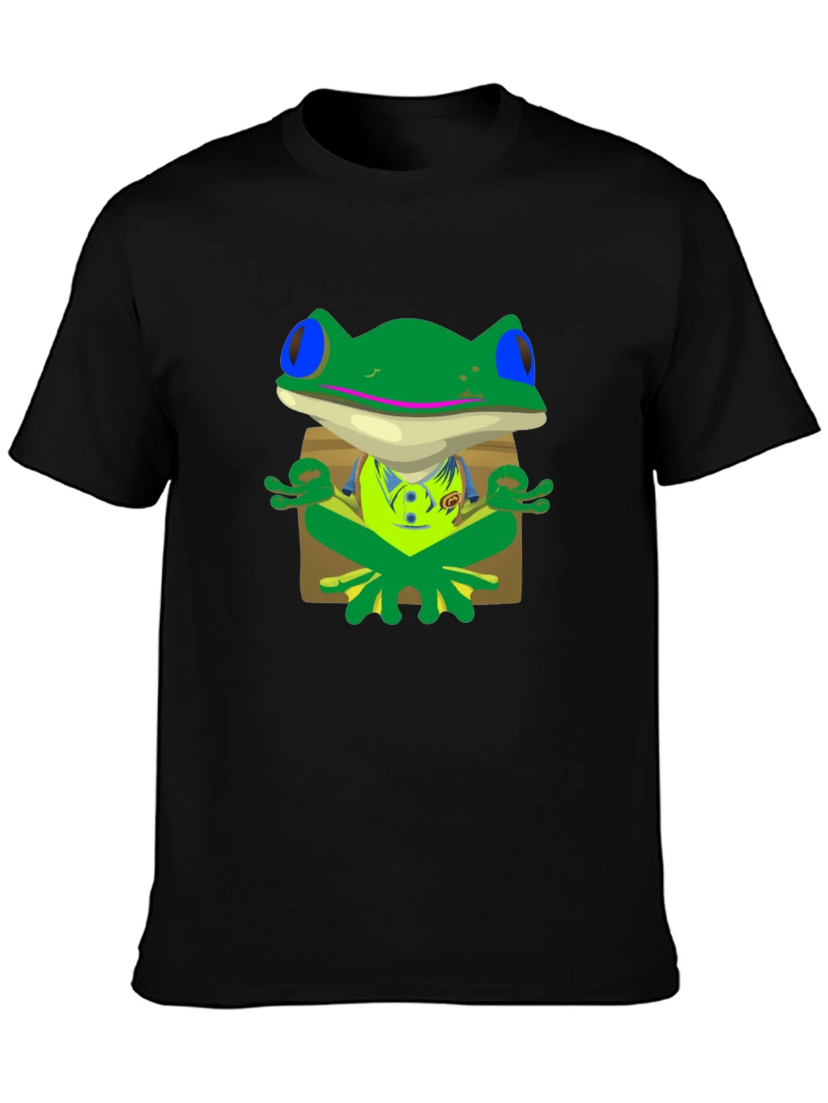 Meditating Frog Graphic Tee - Find Your Zen product image 3