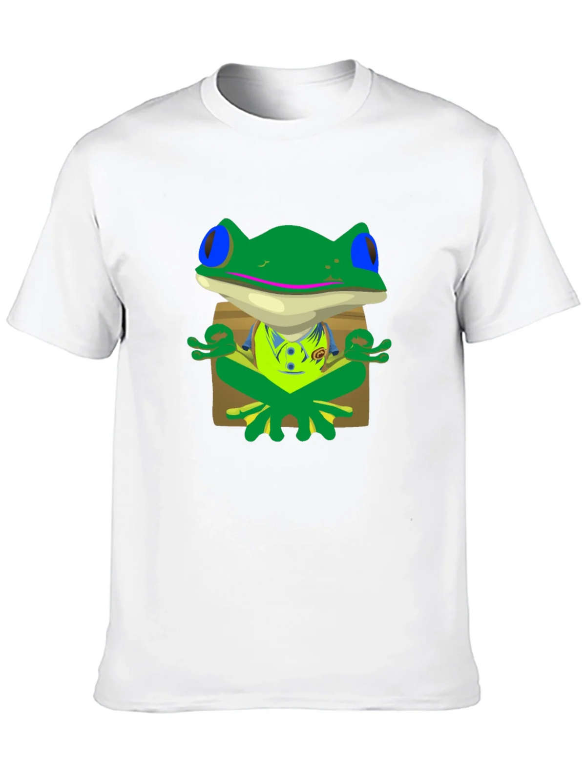 Meditating Frog Graphic Tee - Find Your Zen product image 9