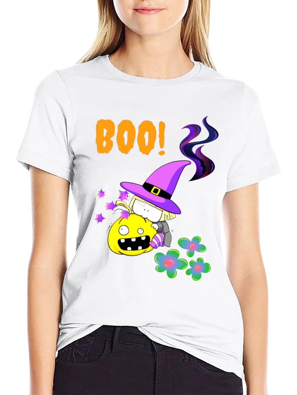 Boo Halloween Witch T-Shirt product image 5