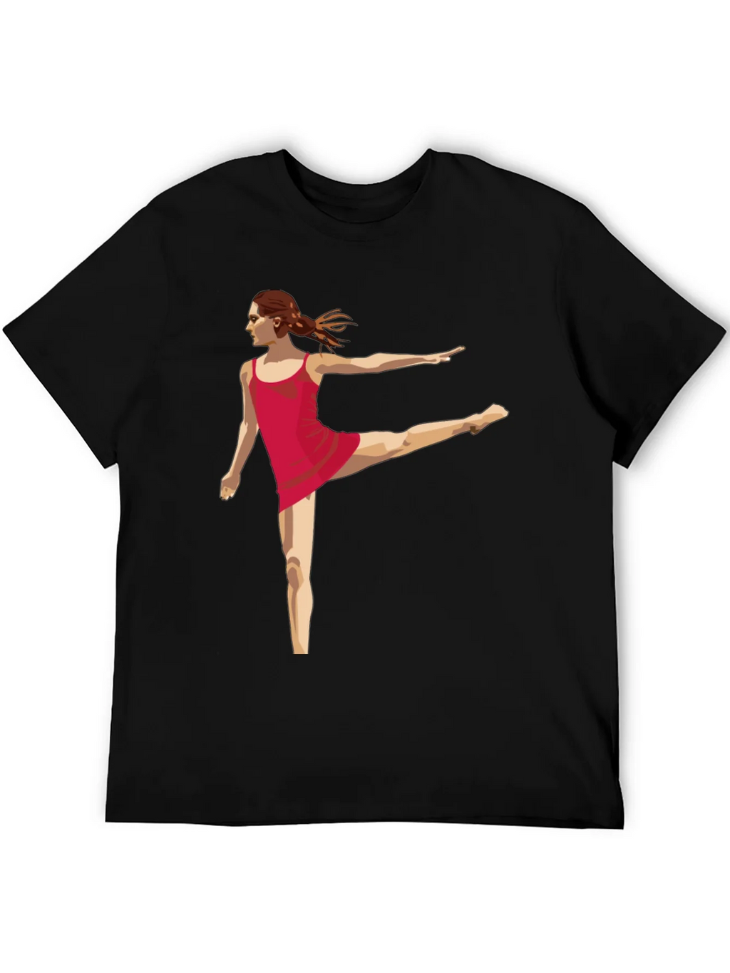 Dancer Graphic Tee - Modern Black T-Shirt product image 4
