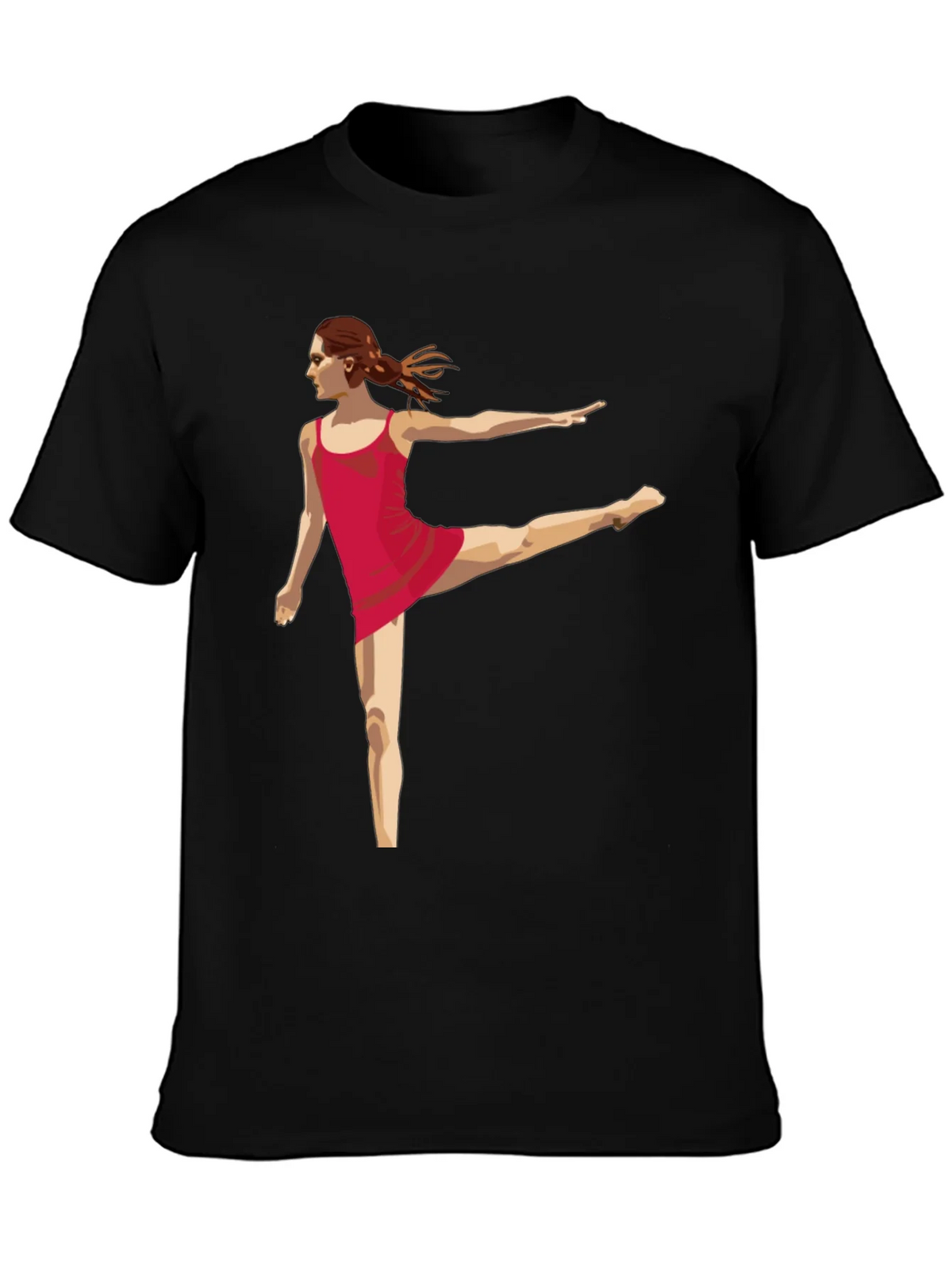 Dancer Graphic Tee - Modern Black T-Shirt product image 2