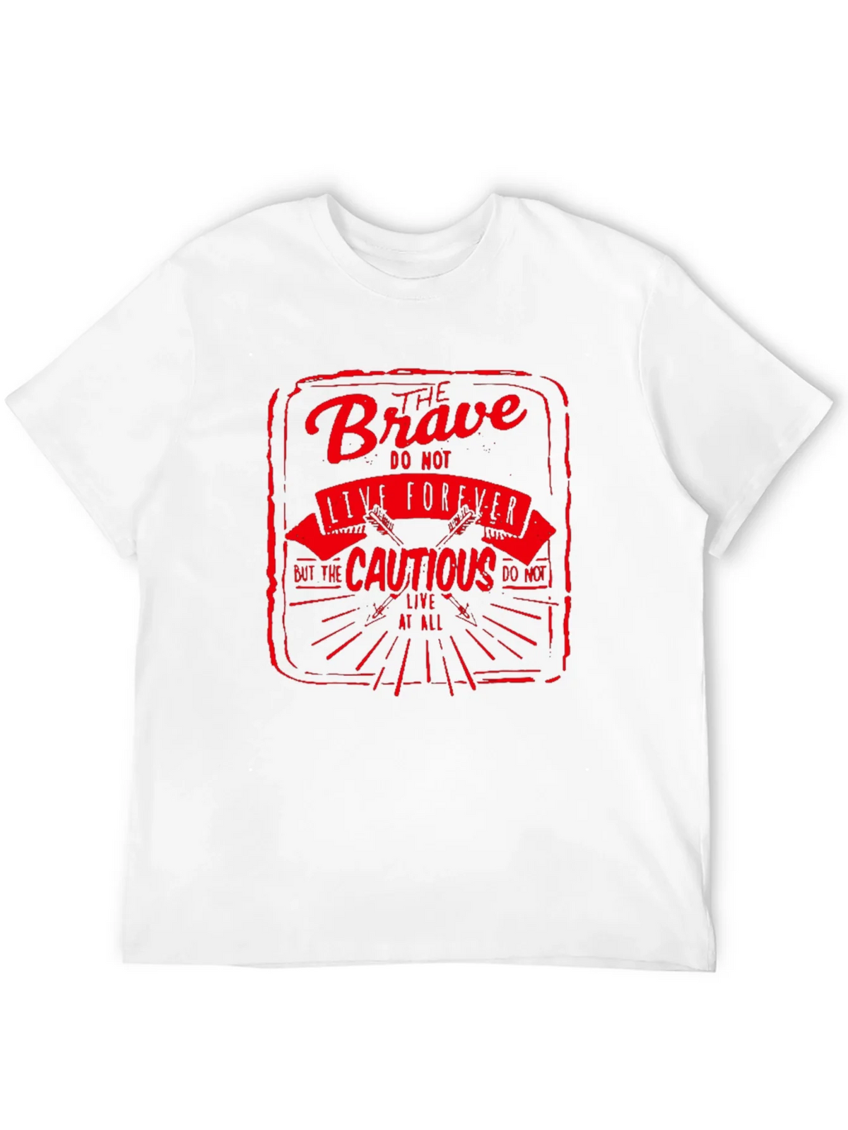 The Brave Live Forever Black Graphic Tee product image 11
