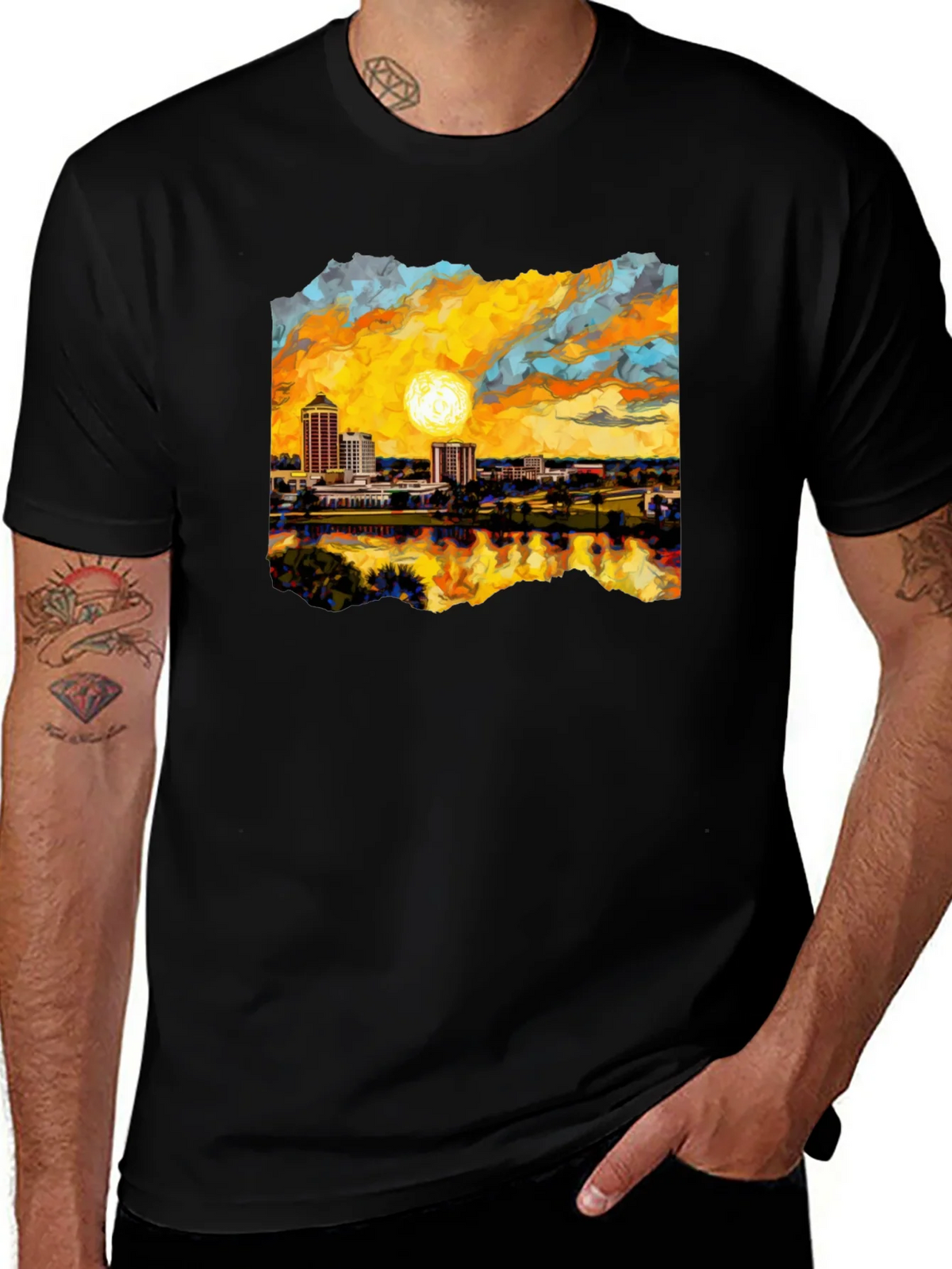 Jacksonville Florida Skyline T-Shirt product image 1