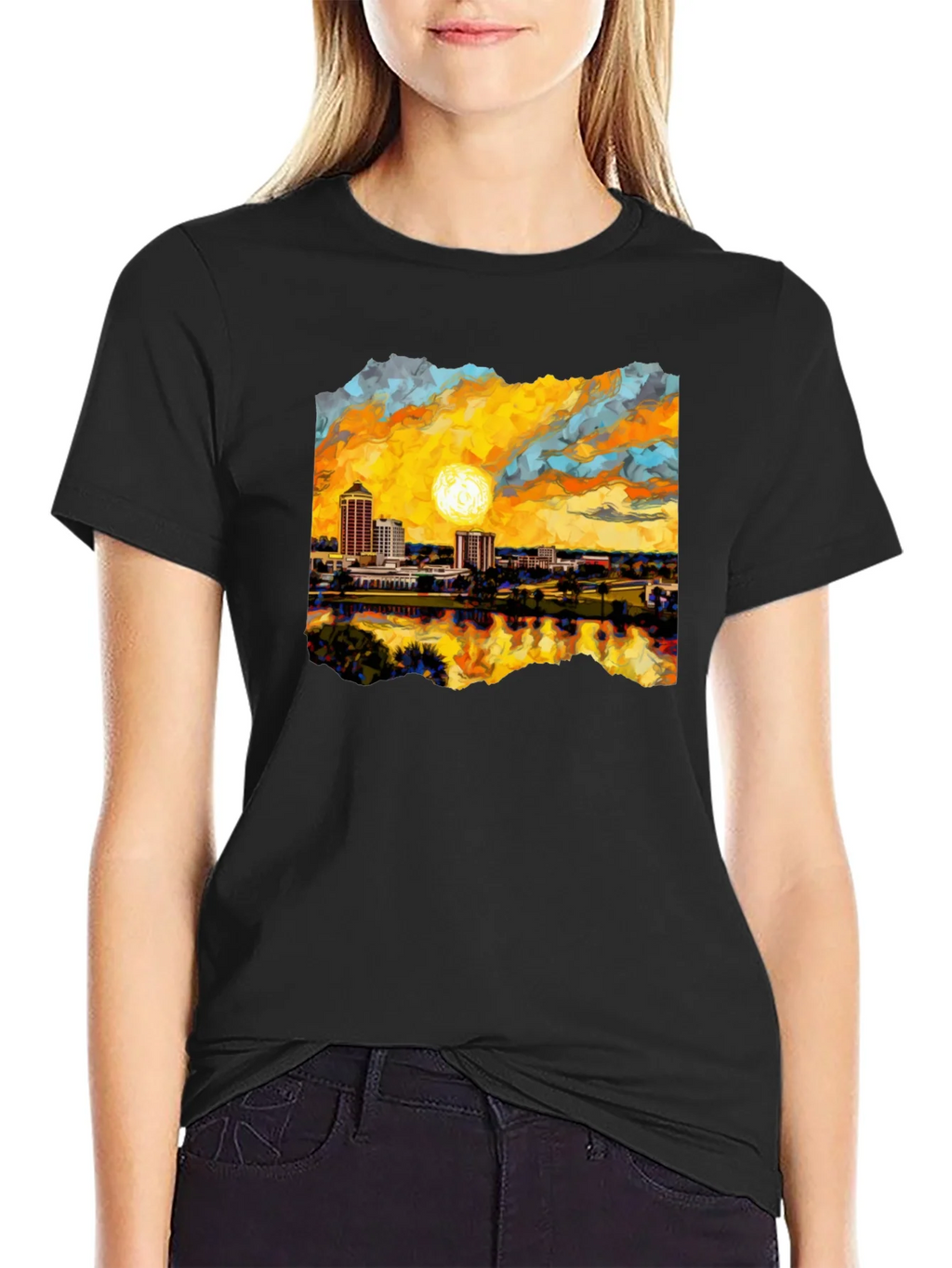 Jacksonville Florida Skyline T-Shirt product image 2