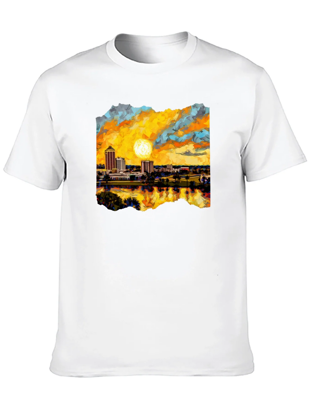 Jacksonville Florida Skyline T-Shirt product image 9
