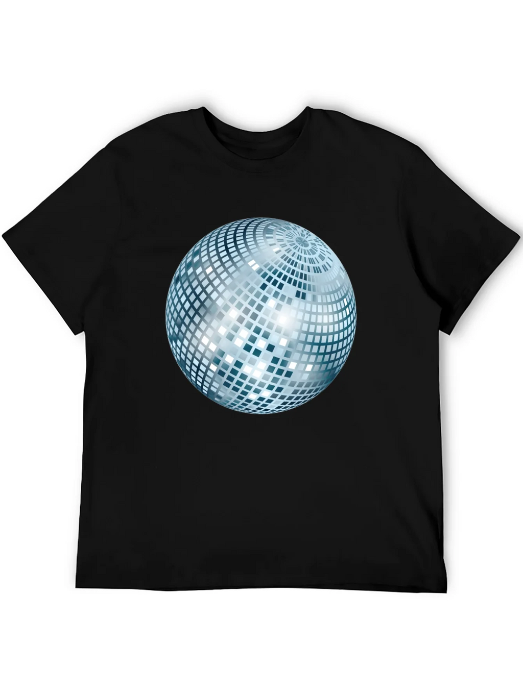 Disco Ball Graphic Black T-Shirt product image 5