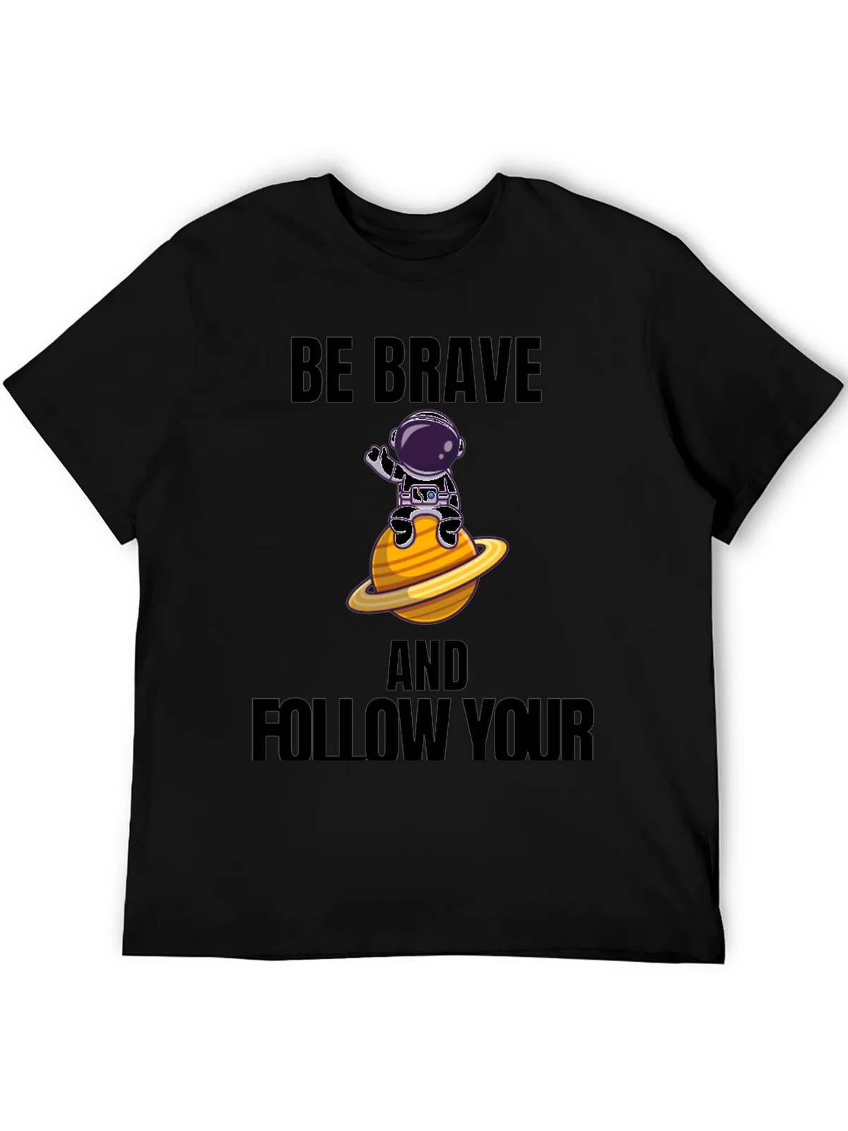Be Brave Astronaut Graphic T-Shirt product image 5