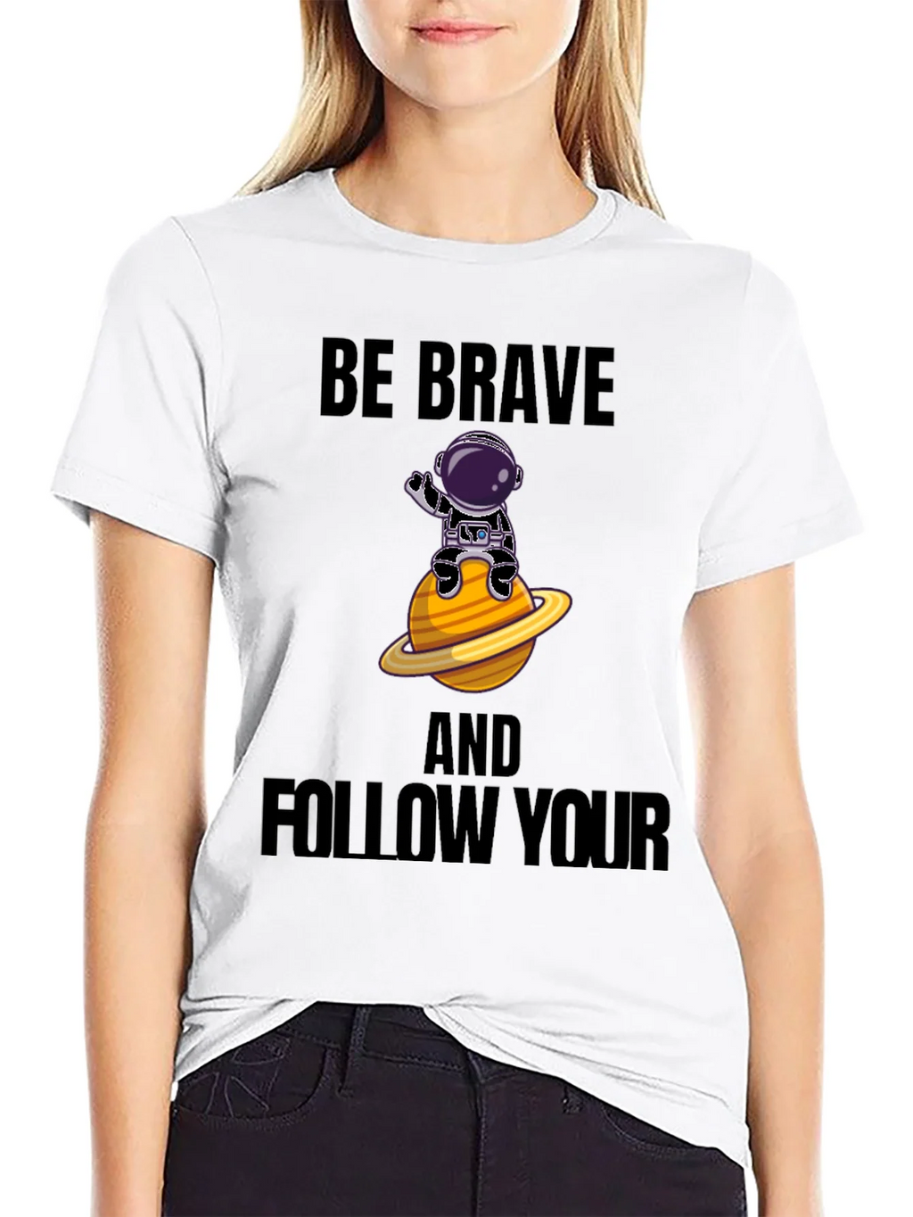 Be Brave Astronaut Graphic T-Shirt product image 8