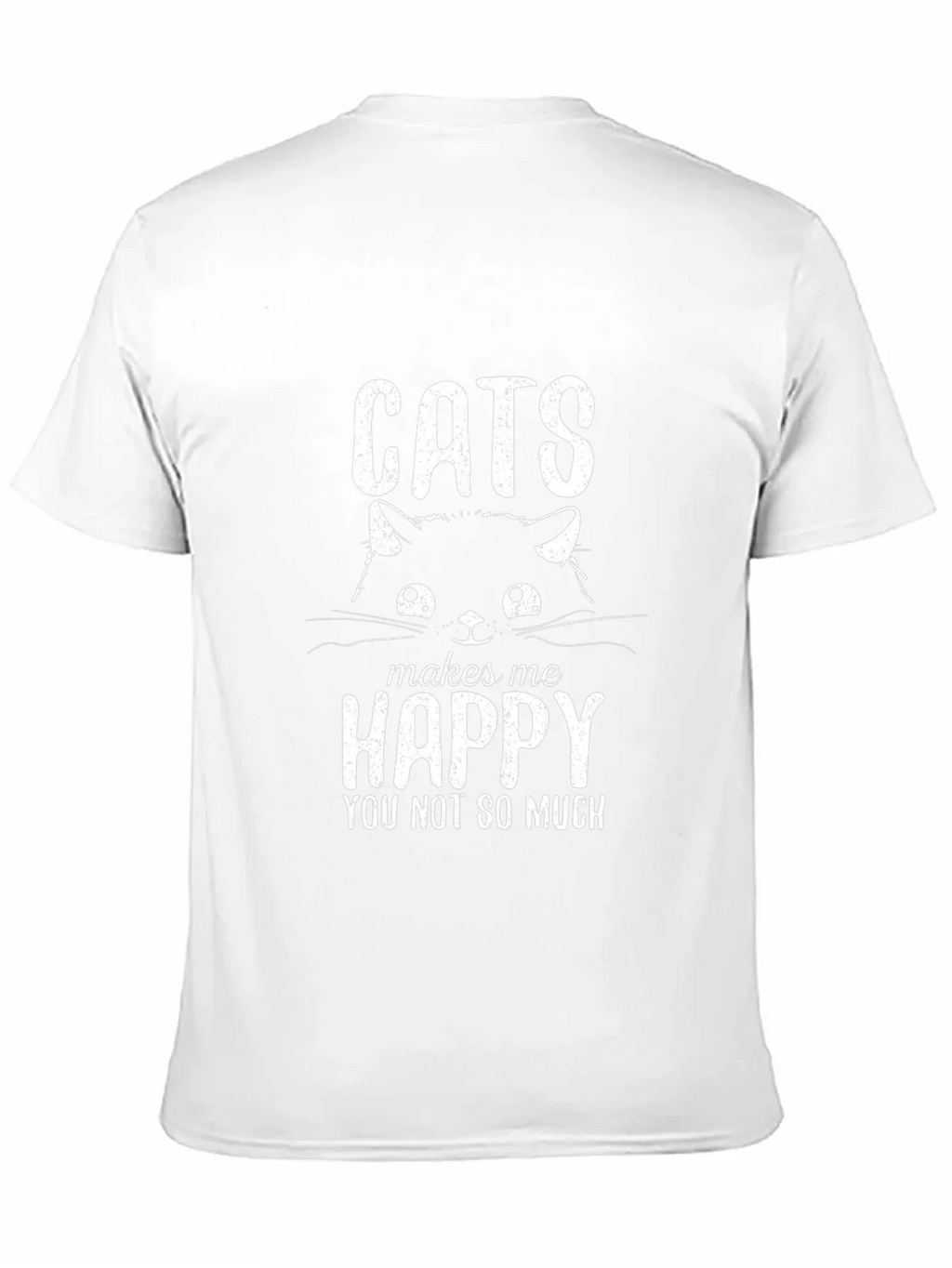 Cats Make Me Happy T-Shirt product image 10