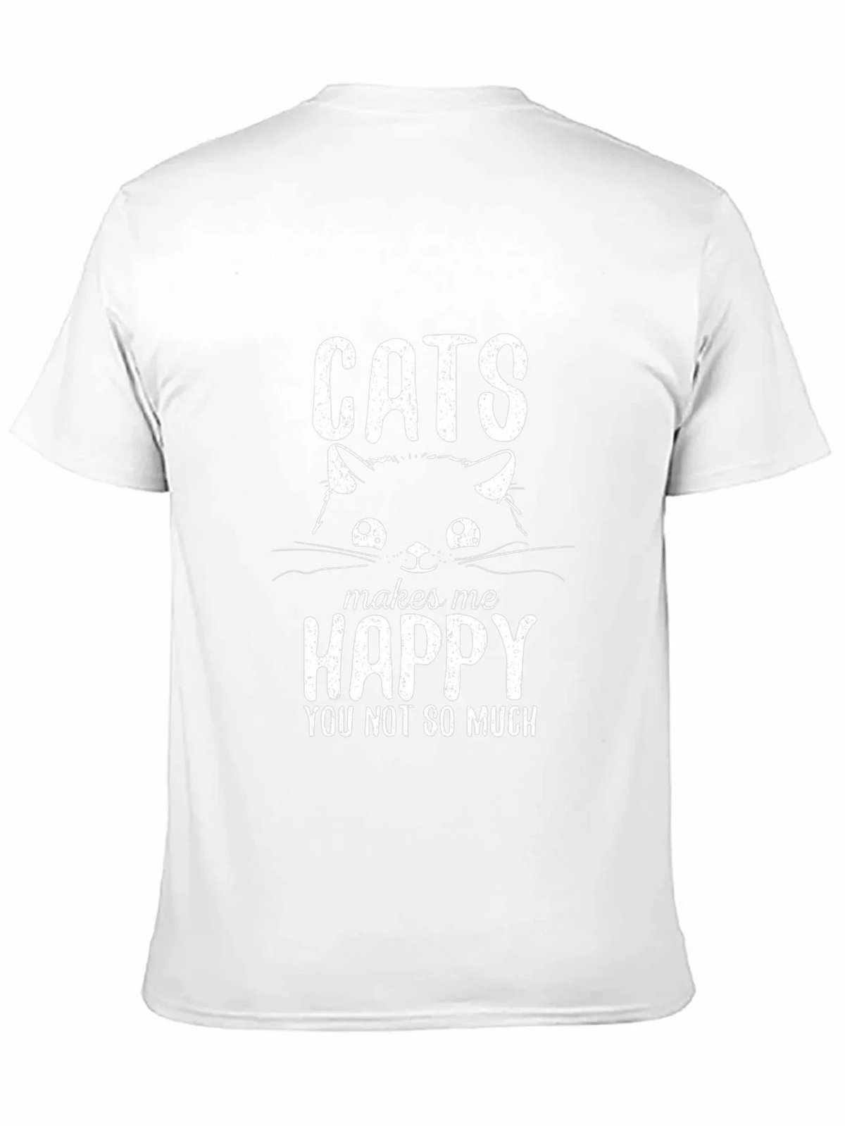Cats Make Me Happy T-Shirt product image 10
