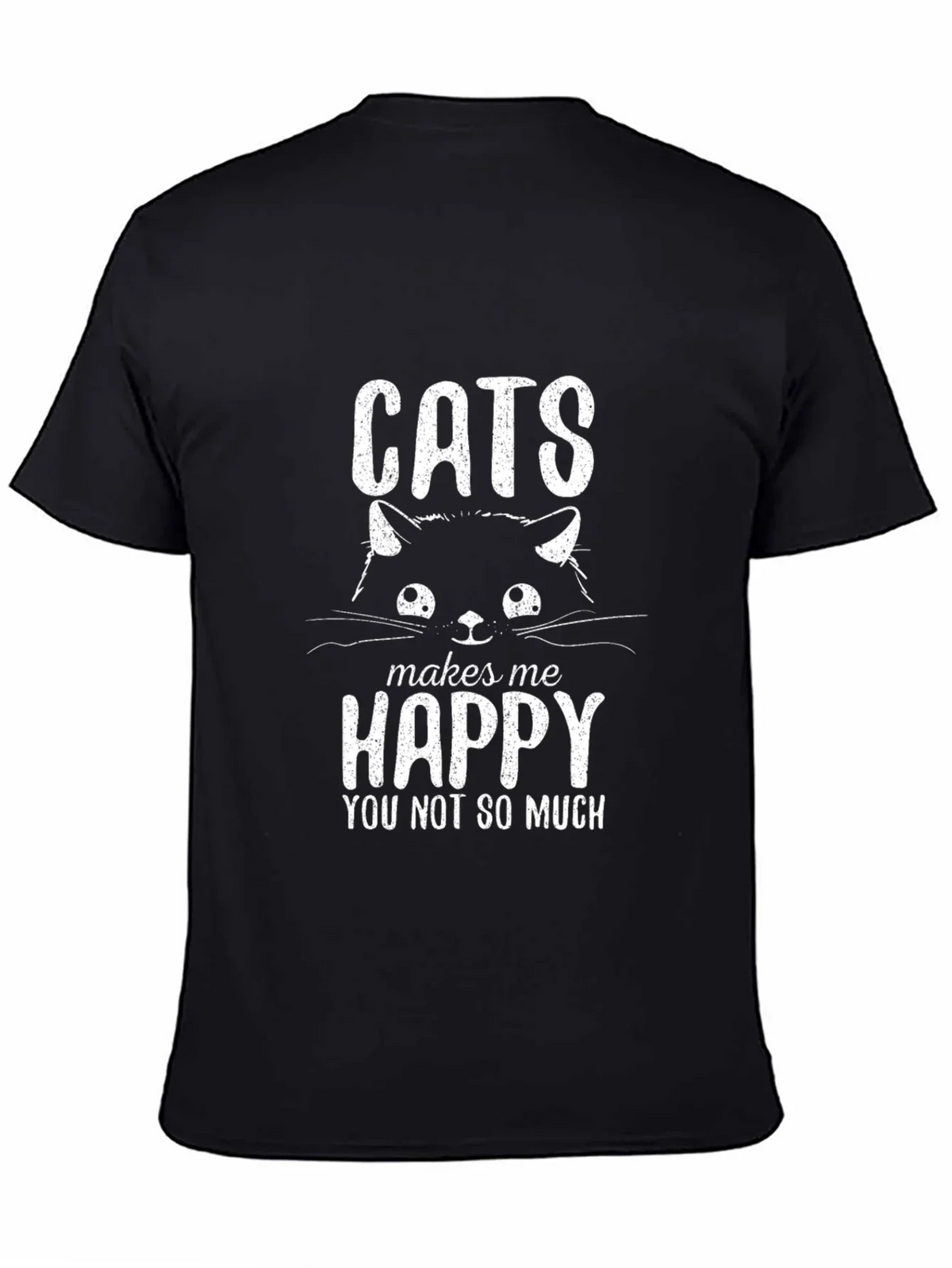 Cats Make Me Happy T-Shirt product image 4