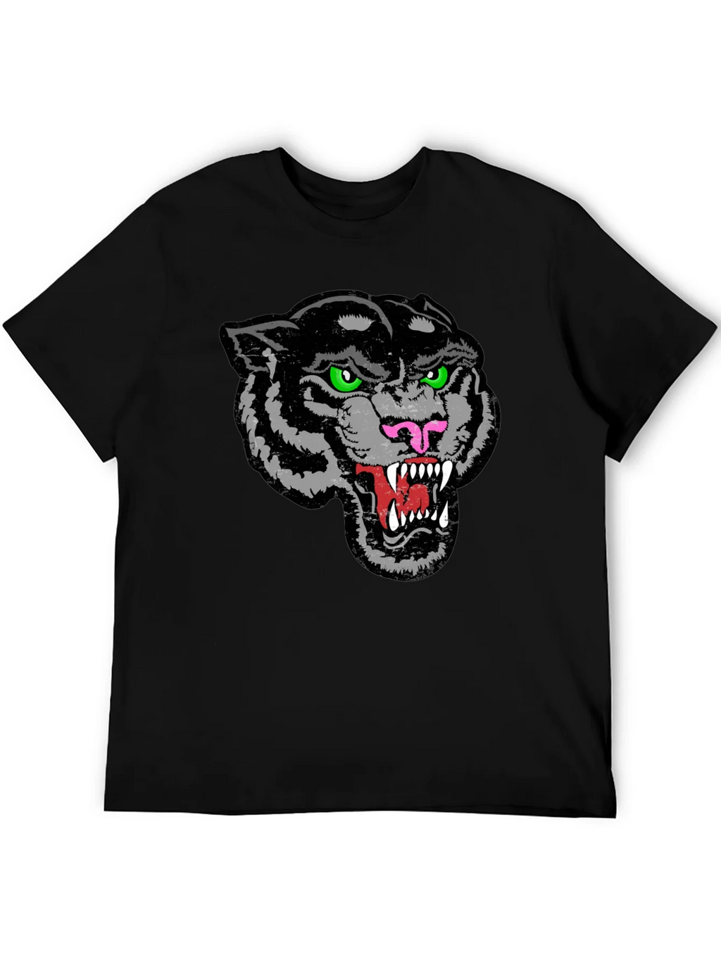Mens Black Panther Graphic T-Shirt product image 3