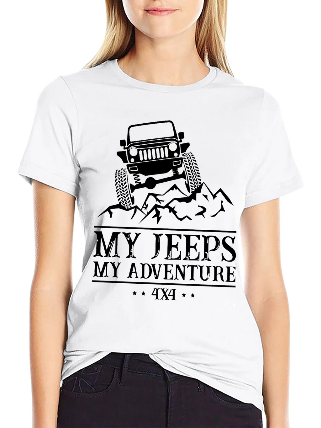 My Jeeps My Adventure Black T-Shirt product image 8