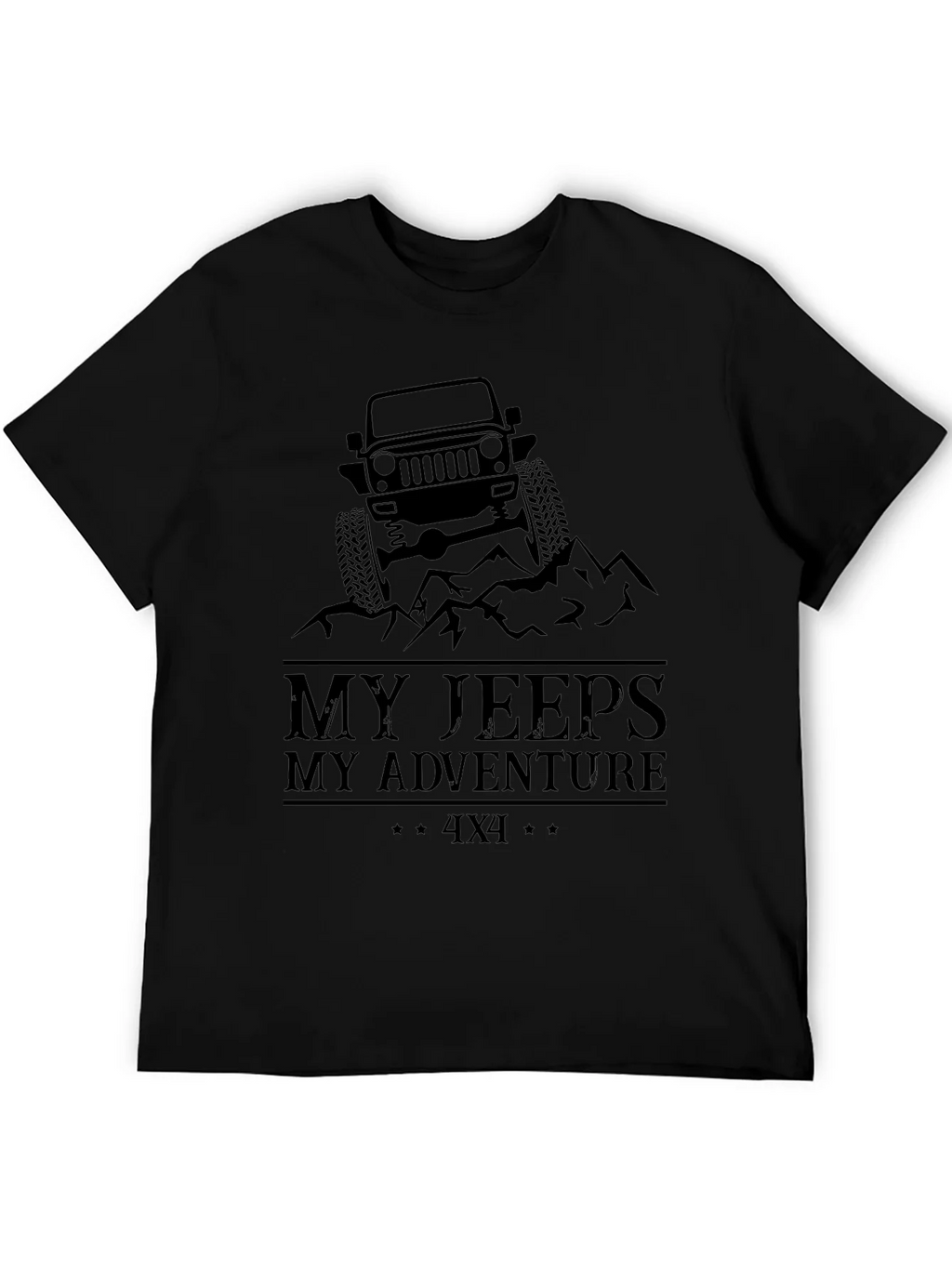 My Jeeps My Adventure Black T-Shirt product image 5
