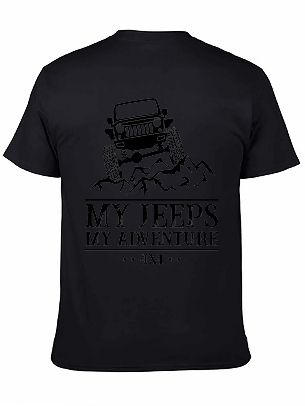 My Jeeps My Adventure Black T-Shirt product image 4