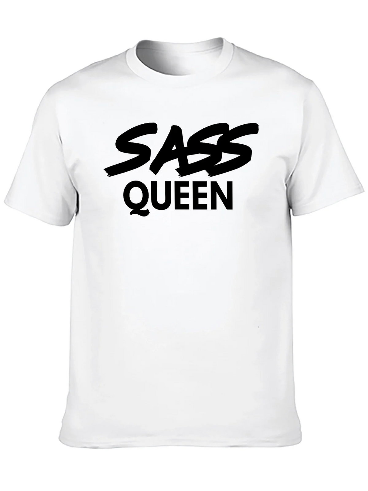 Sass Queen Black Graphic T-Shirt - Trendy & Bold product image 9