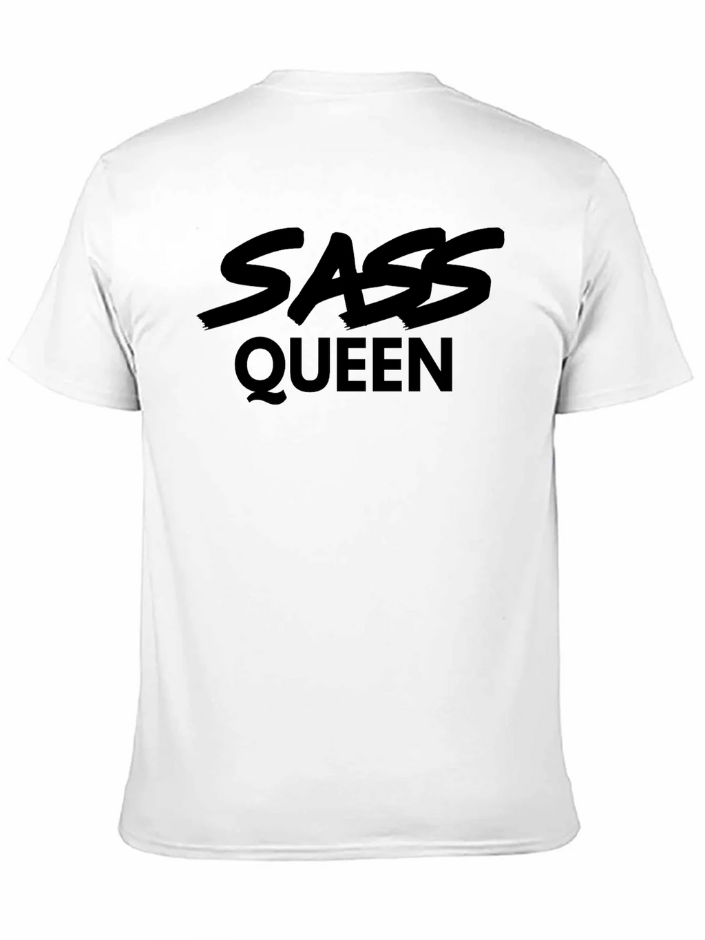 Sass Queen Black Graphic T-Shirt - Trendy & Bold product image 10