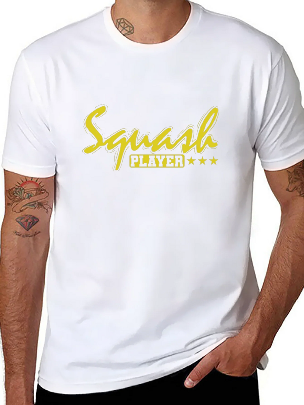 Squash Player Graphic Tee - Sporty & Stylish product image 7