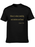 Inspirational Quote T-Shirt - Silence Creativity product image 1