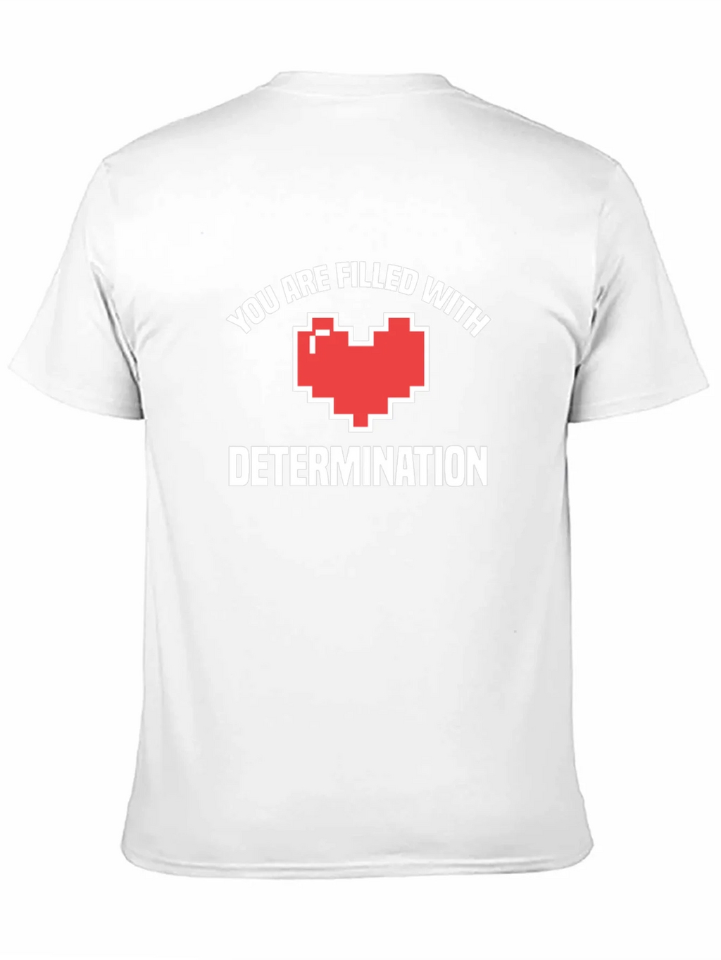 Determination Heart Black T-Shirt product image 10