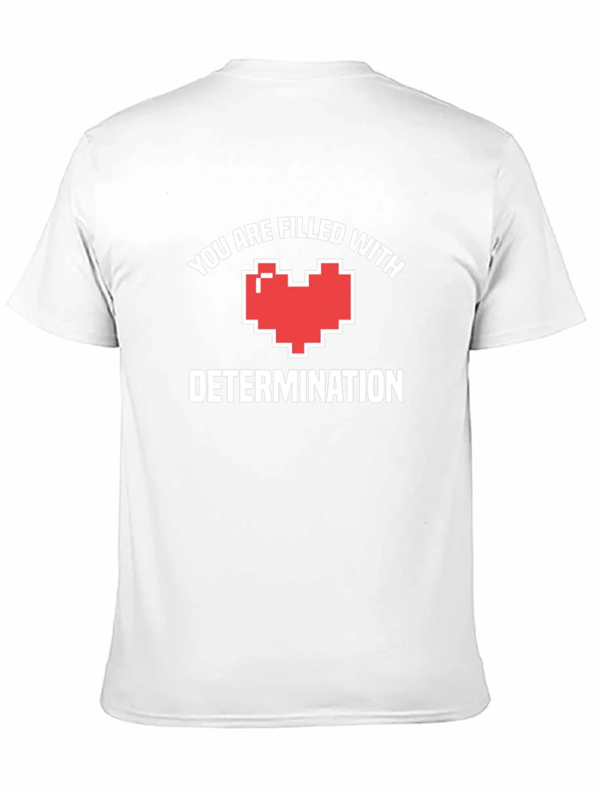 Determination Heart Black T-Shirt product image 10