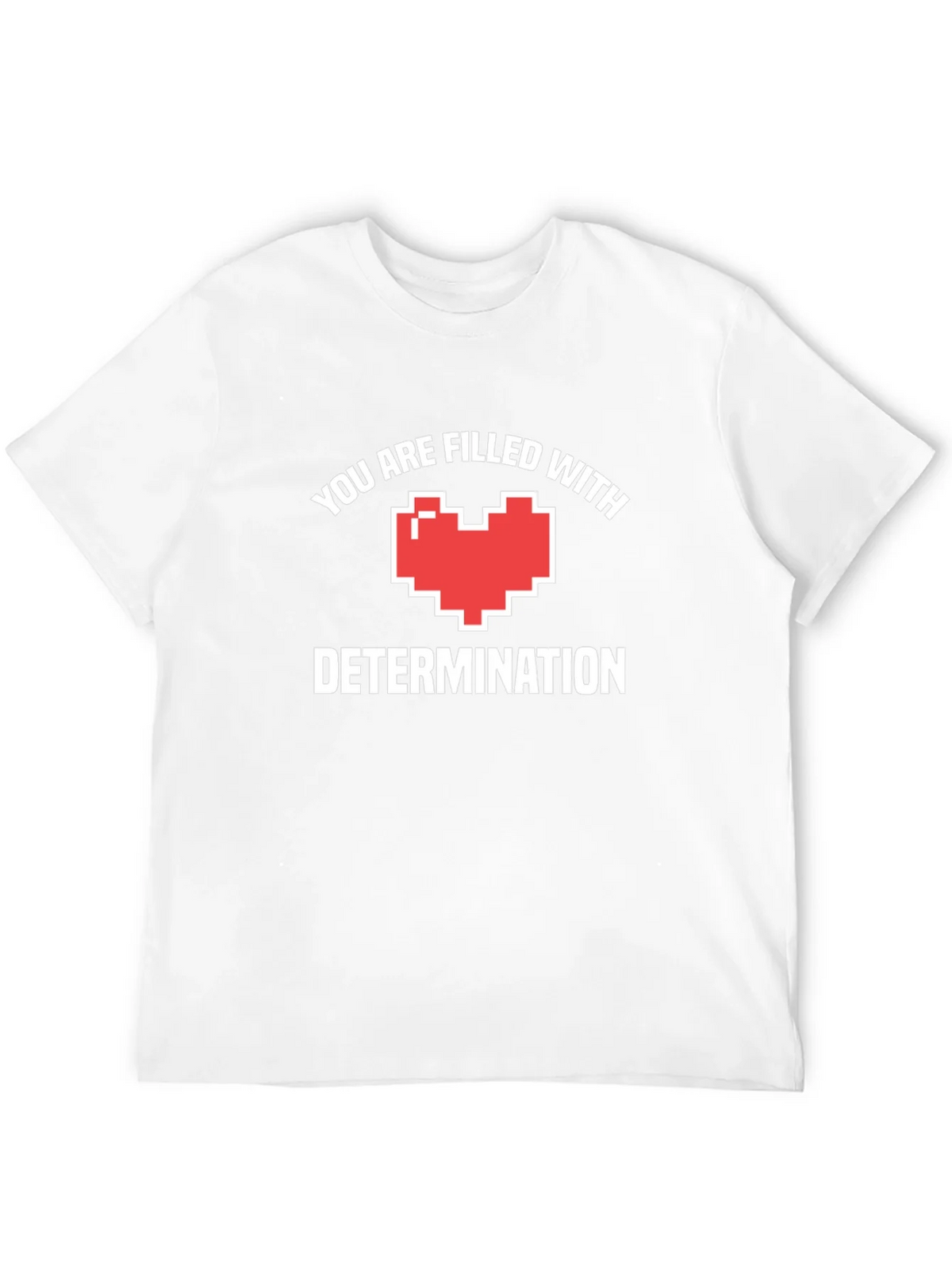 Determination Heart Black T-Shirt product image 11