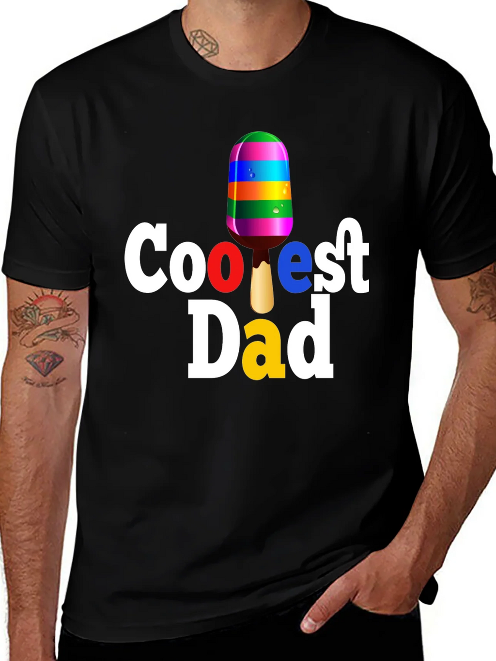 Coolest Dad T-Shirt - Novelty Popsicle Tee product image 1