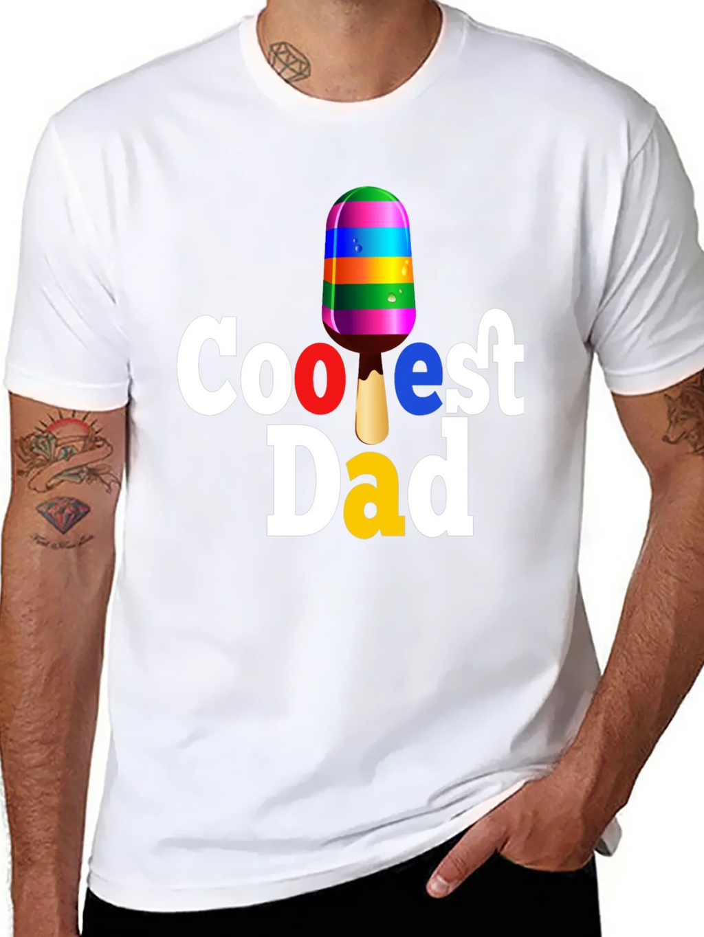 Coolest Dad T-Shirt - Novelty Popsicle Tee product image 7