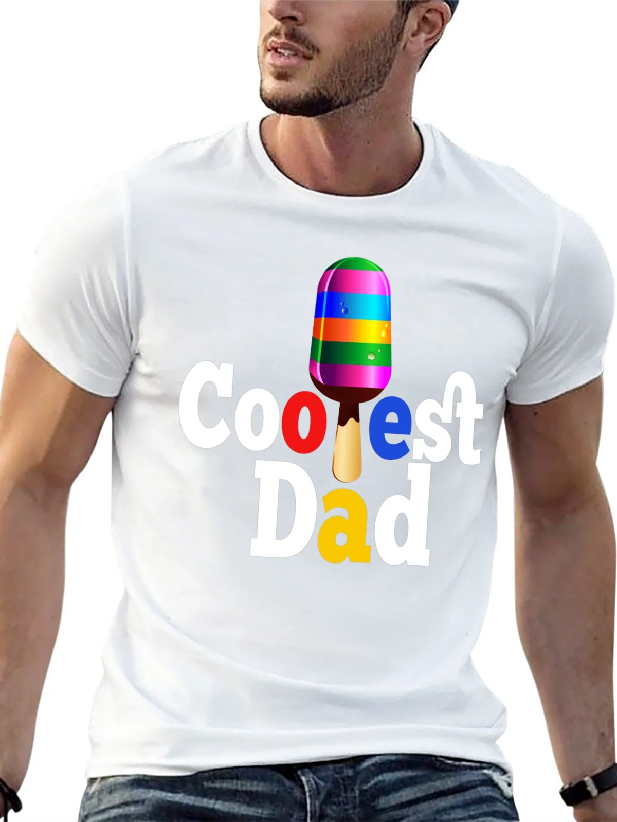 Coolest Dad T-Shirt - Novelty Popsicle Tee product image 12
