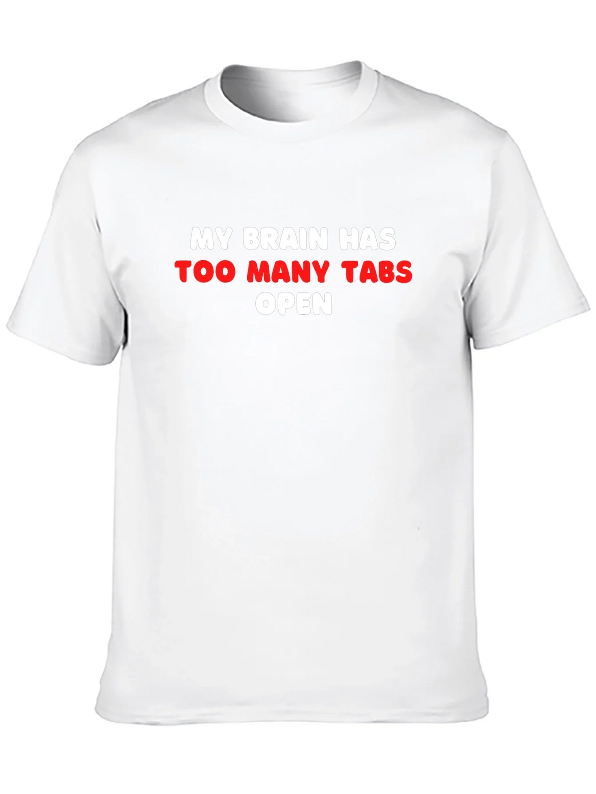 Funny Brain Tabs T-Shirt - Too Many Open Tee product image 7
