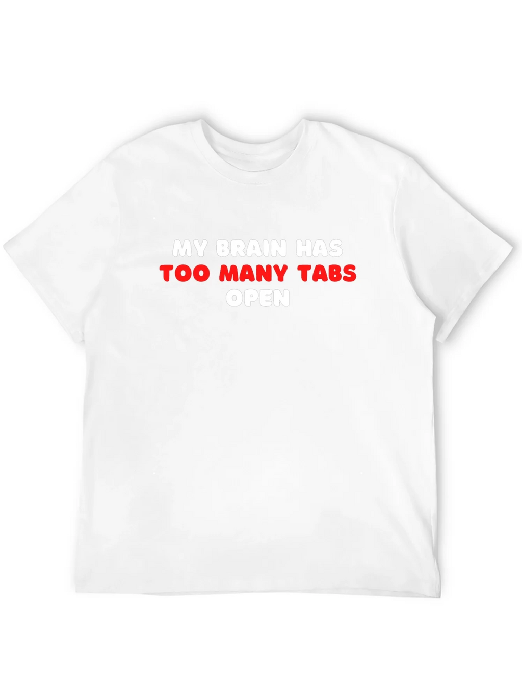 Funny Brain Tabs T-Shirt - Too Many Open Tee product image 9