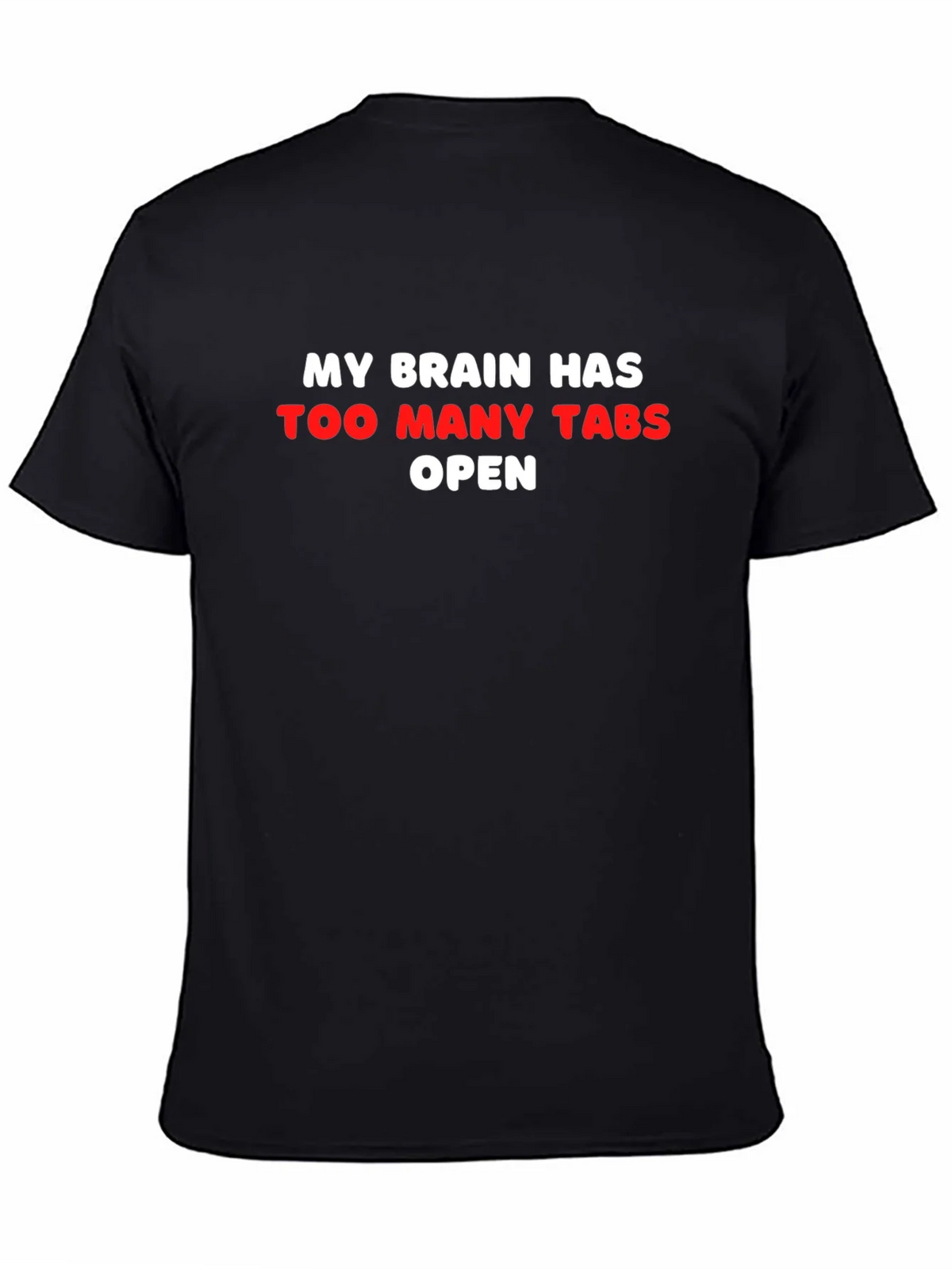 Funny Brain Tabs T-Shirt - Too Many Open Tee product image 4