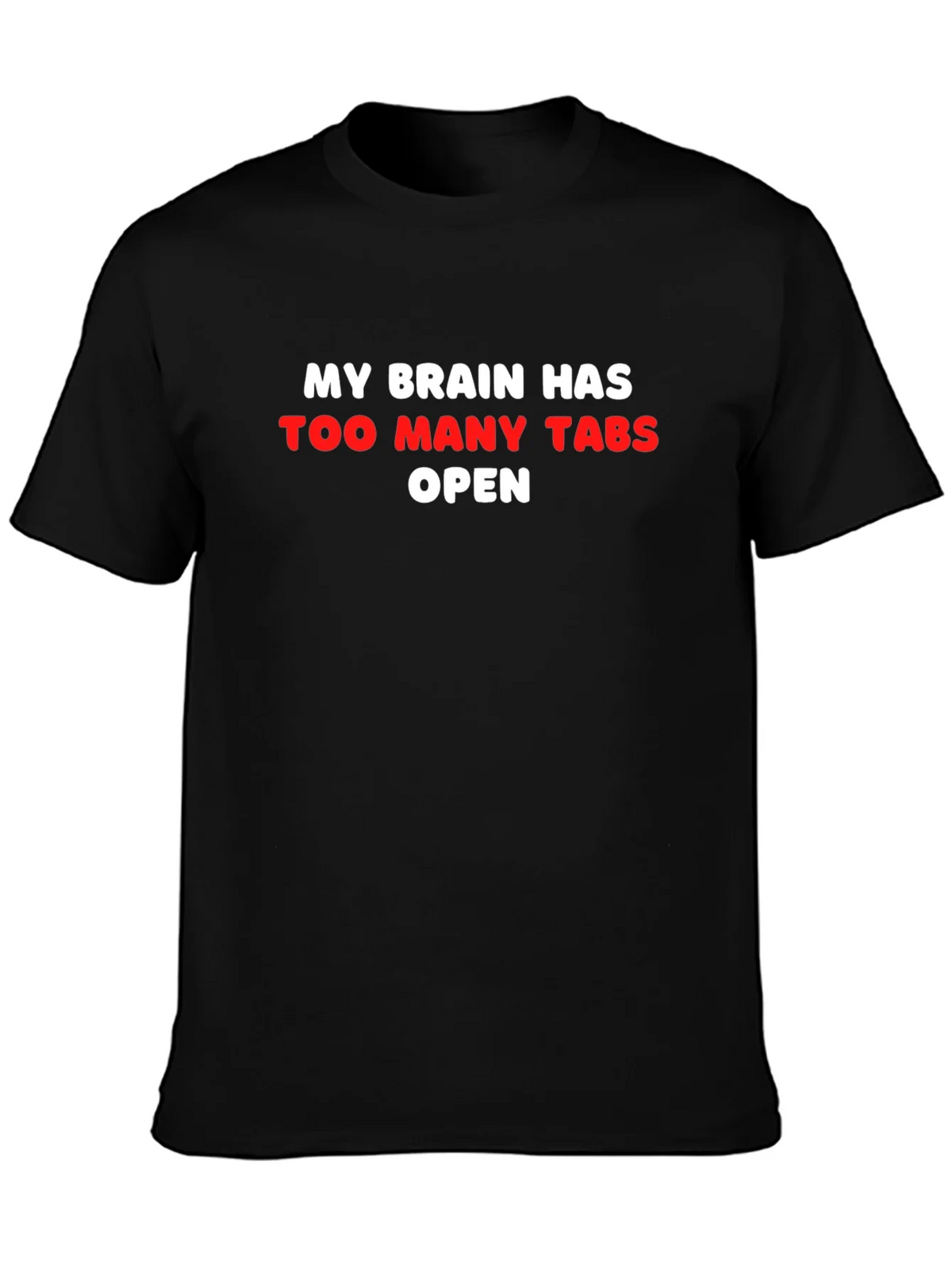 Funny Brain Tabs T-Shirt - Too Many Open Tee product image 3
