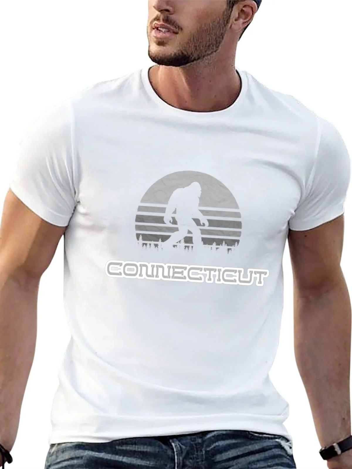 Connecticut Bigfoot T-Shirt product image 11