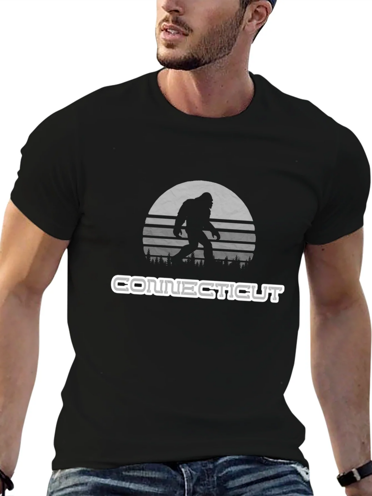 Connecticut Bigfoot T-Shirt product image 6