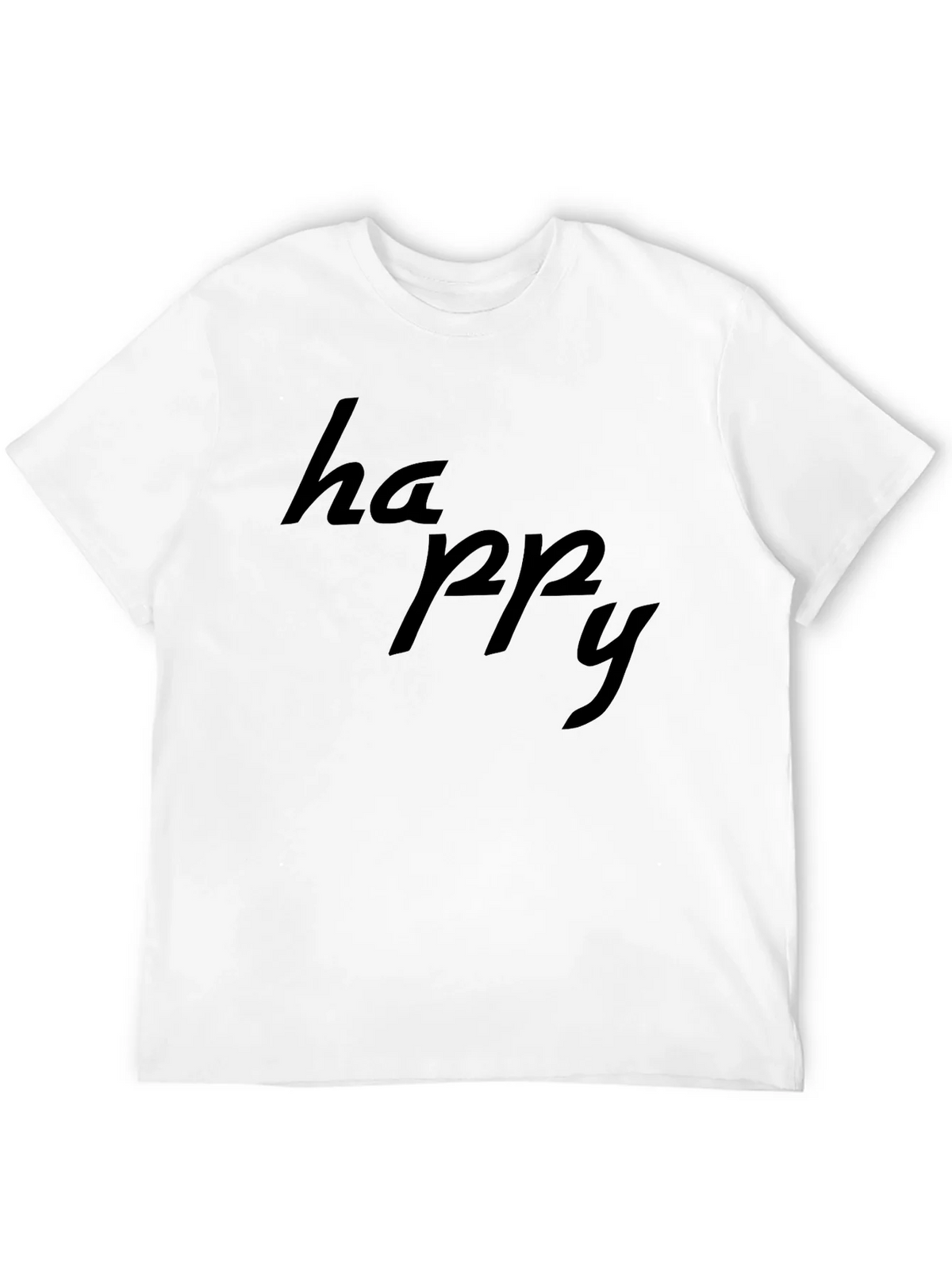 Happy Black T-Shirt: Casual Comfort product image 11