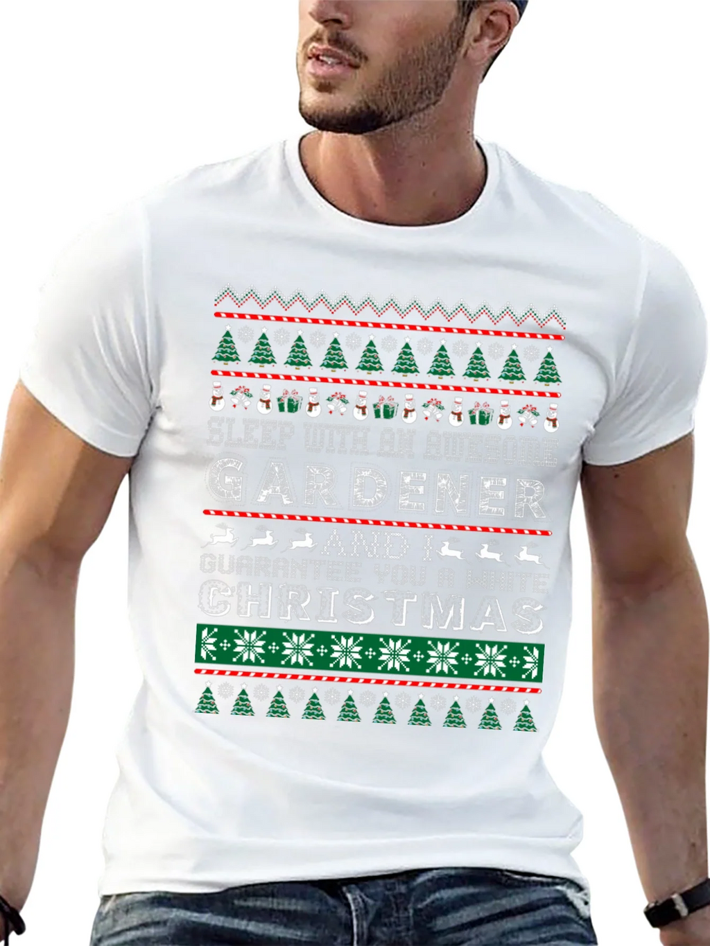 Awesome Gardener Christmas T-Shirt product image 12