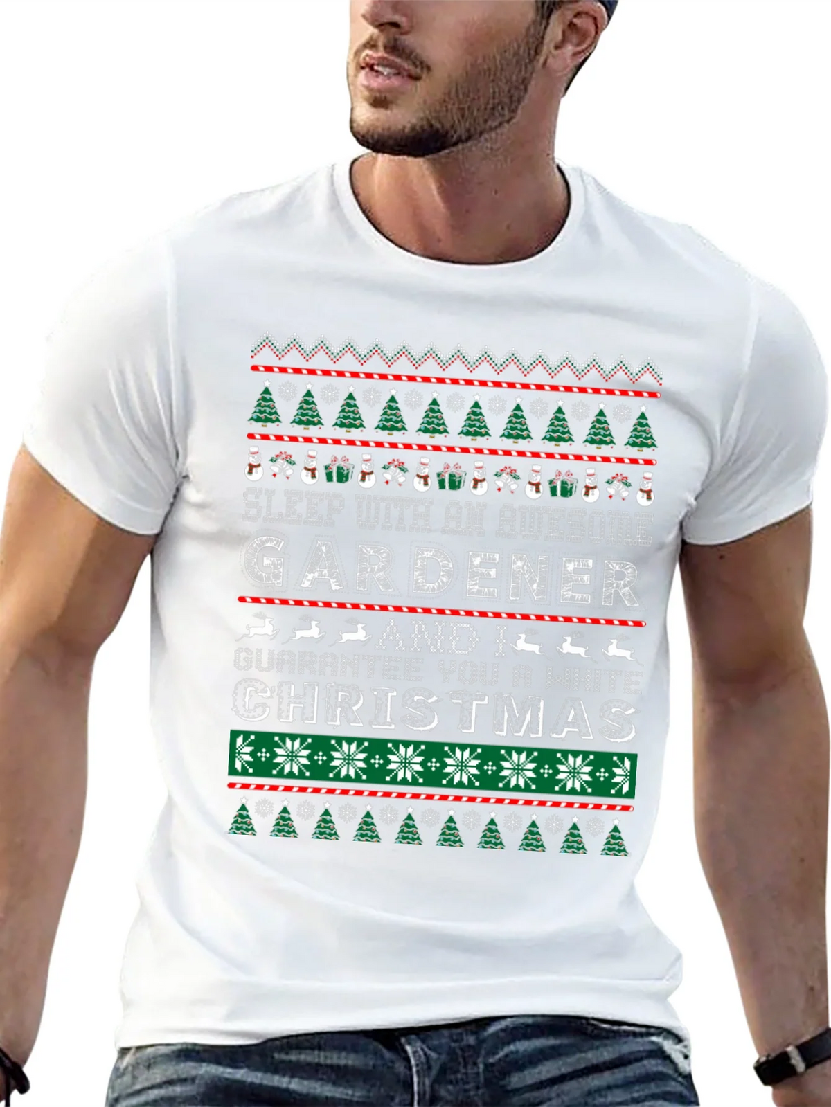 Awesome Gardener Christmas T-Shirt product image 12
