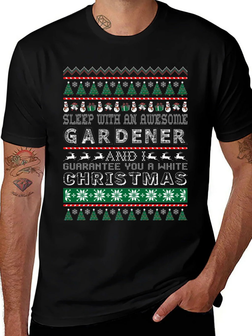 Awesome Gardener Christmas T-Shirt product image 1