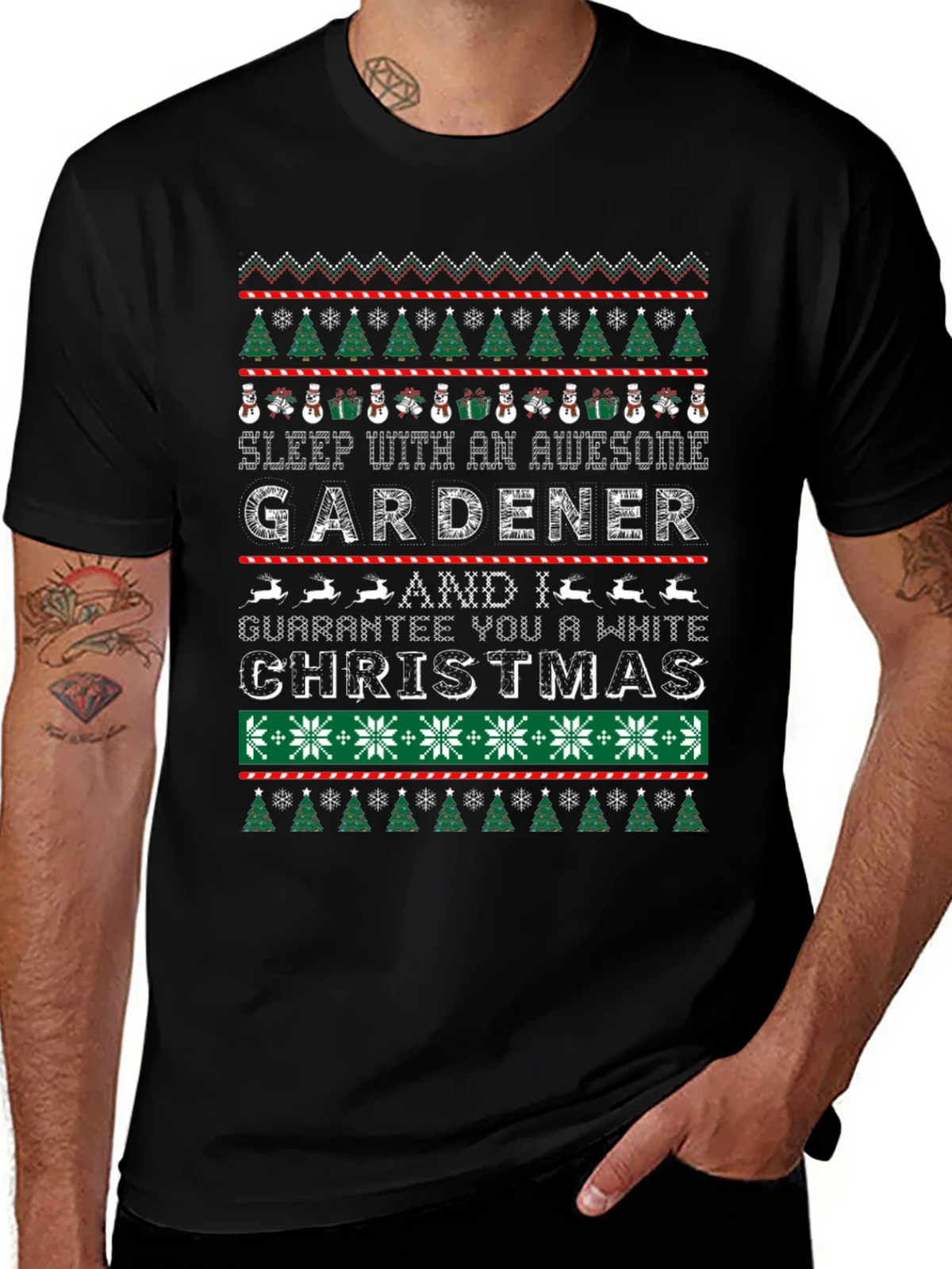 Awesome Gardener Christmas T-Shirt product image 1