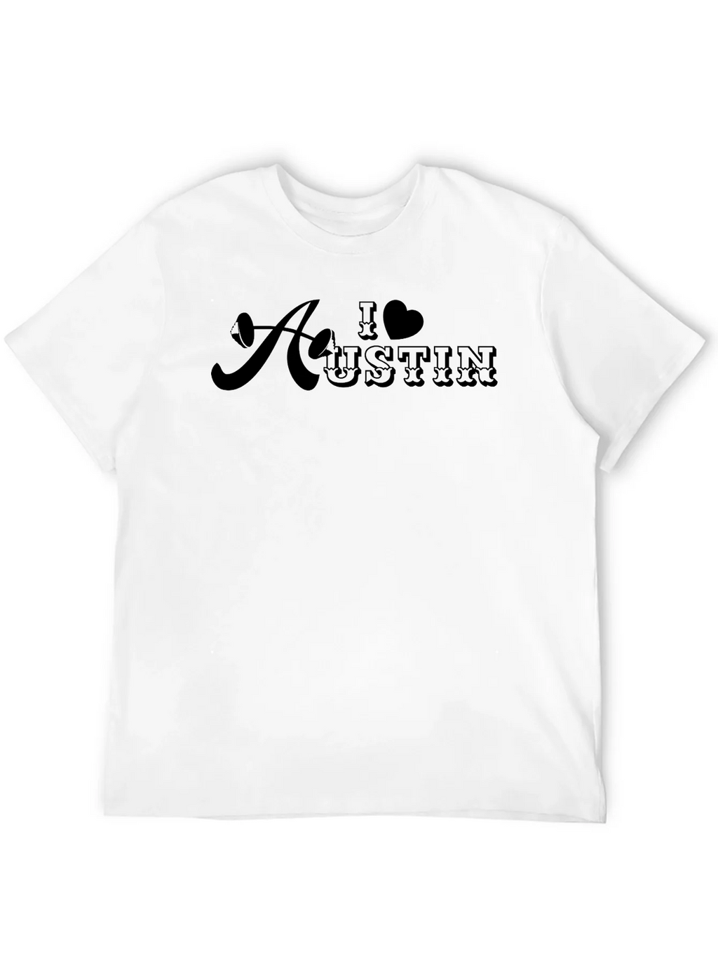 I Heart Austin Graphic Tee - Black product image 11