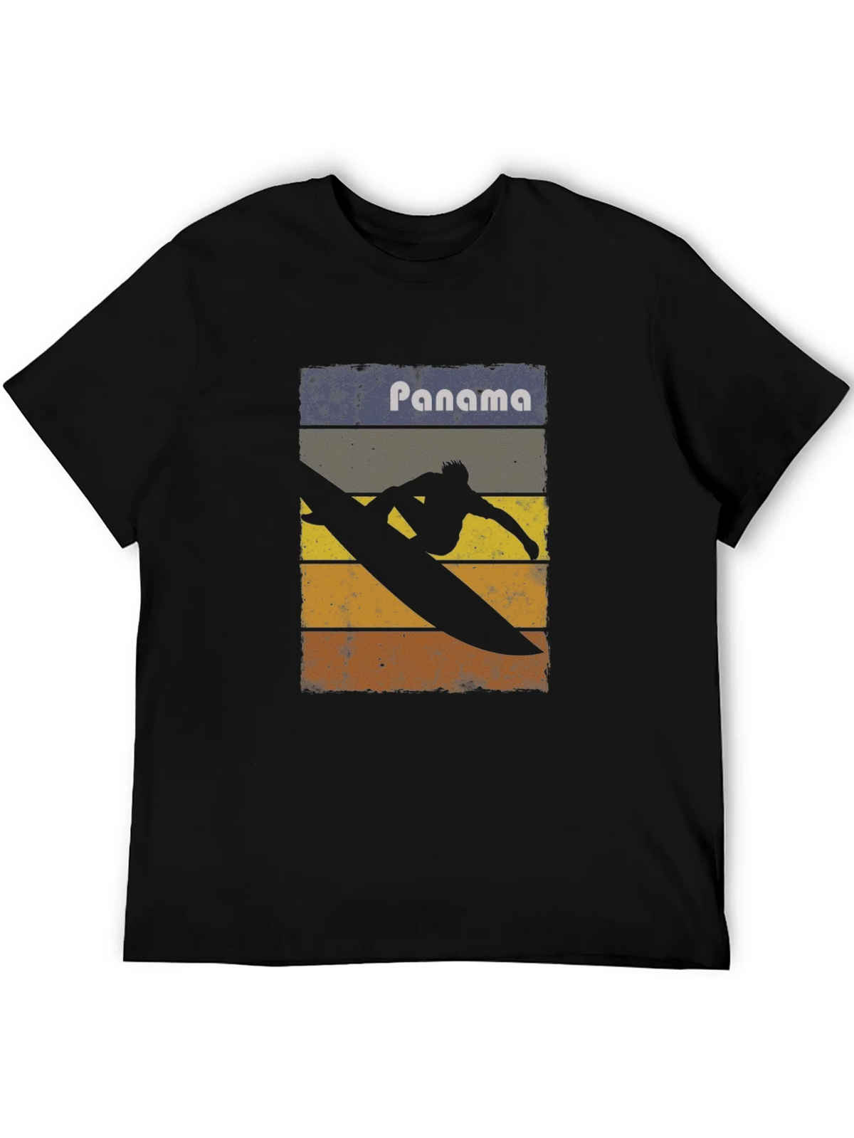 Panama Surfing Retro T-Shirt product image 2