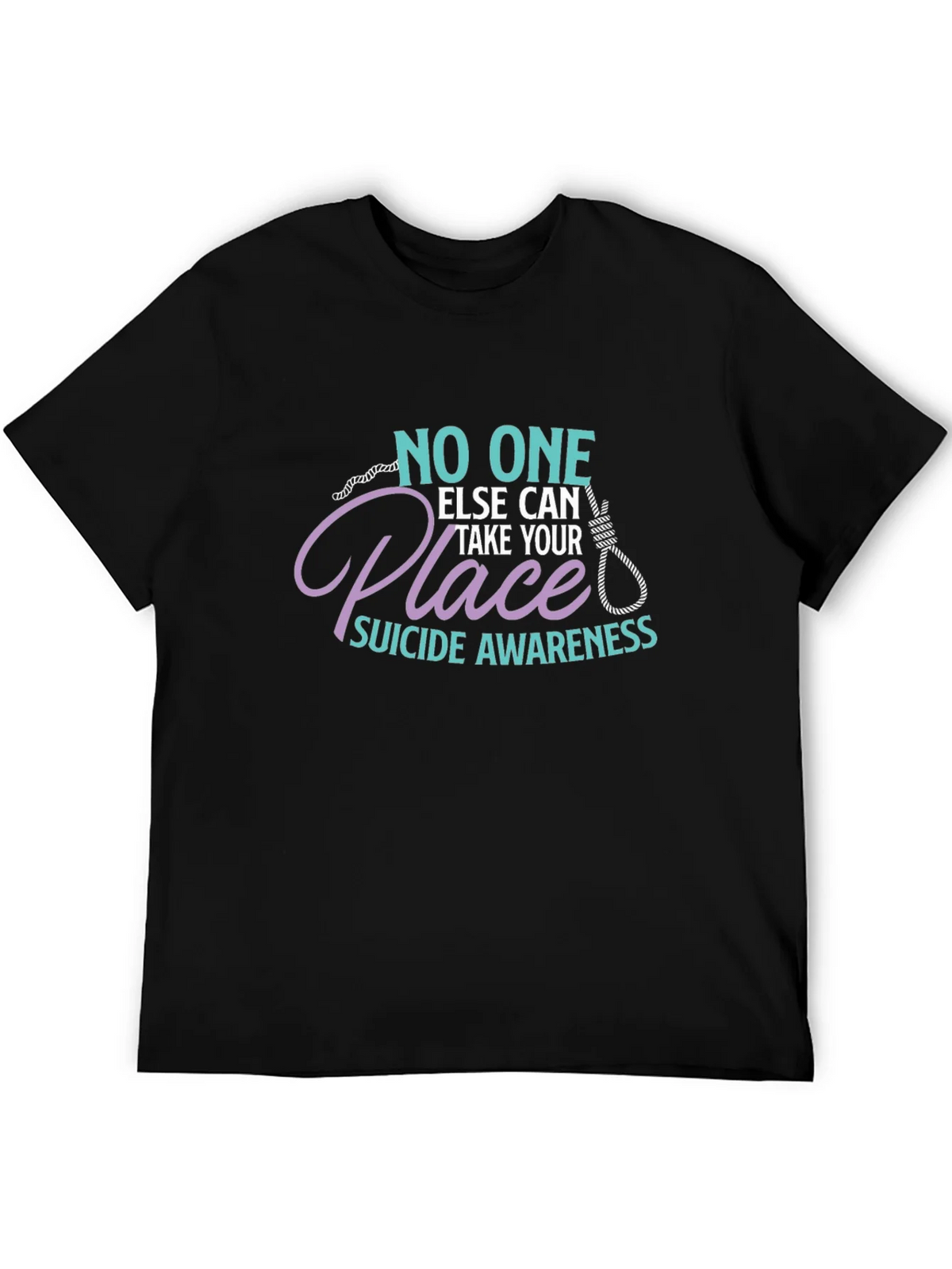 Suicide Awareness Graphic T-Shirt - No One Else Can Take product image 5